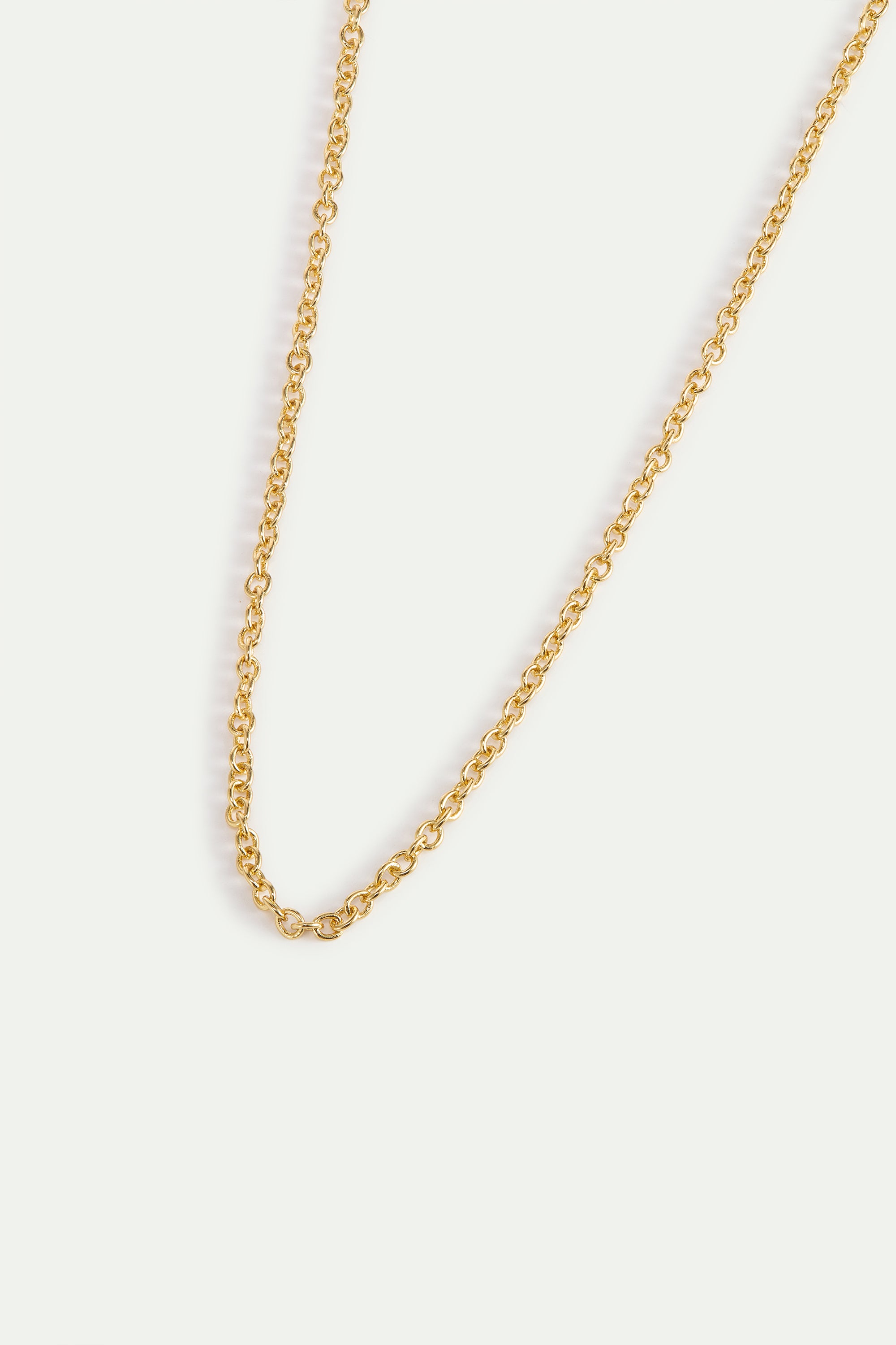 Collar de cadena fina de eslabones forçat