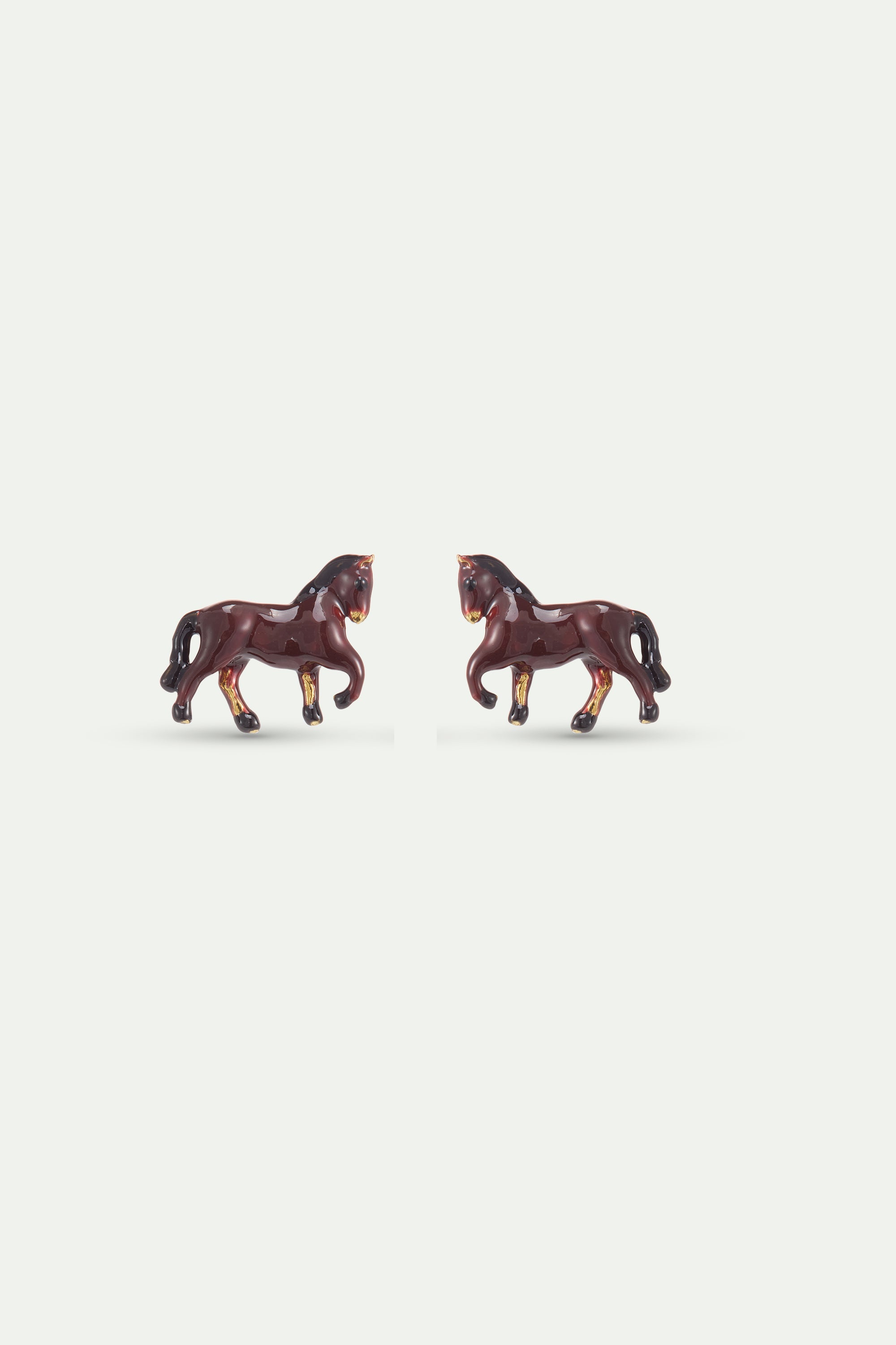 Clip Earrings horse LES NEREIDES LOVE ANIMALS