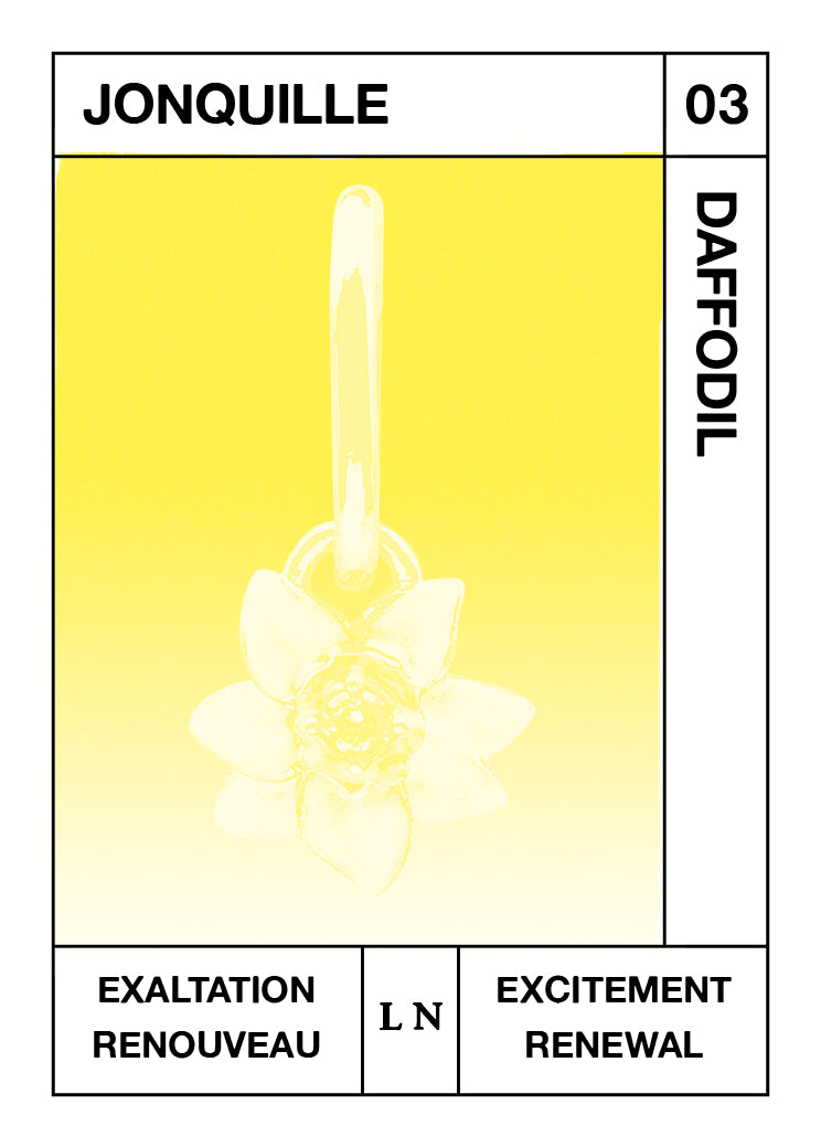 Daffodil Pendant, Excitement and Renewal - March