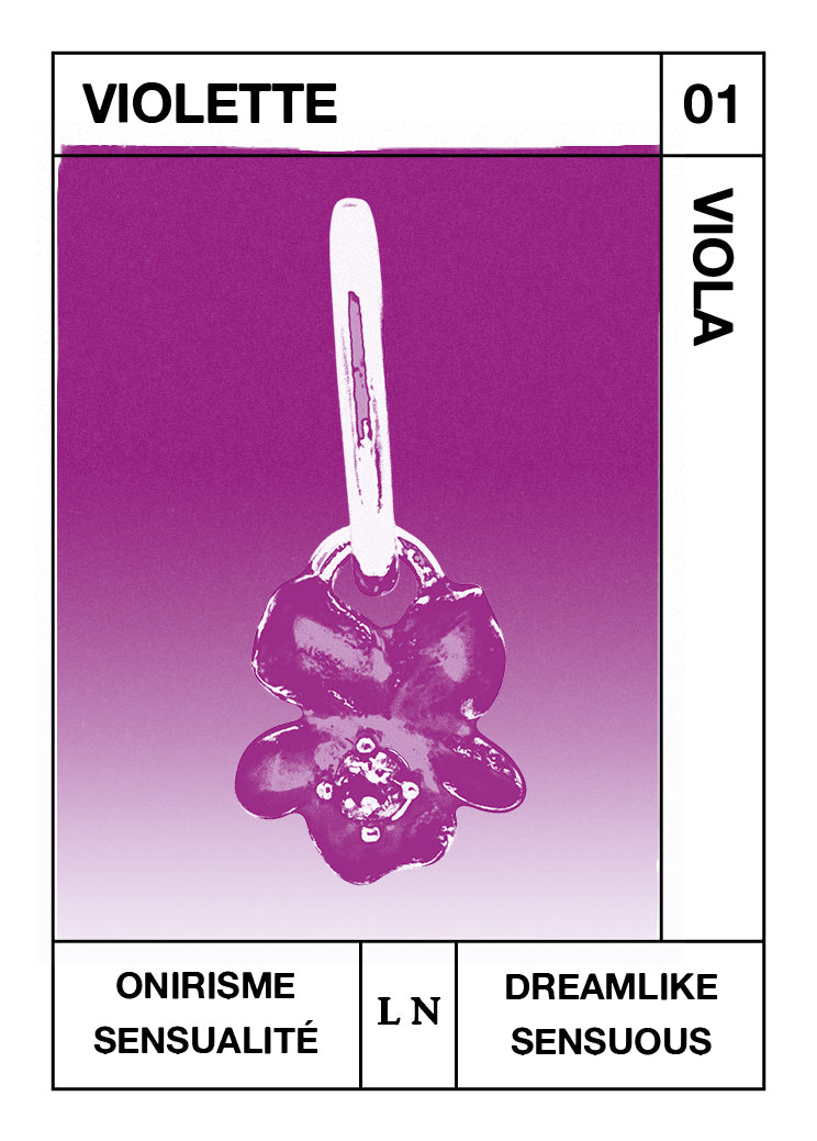 Violet Pendant, Dreamlike and Sensual - January
