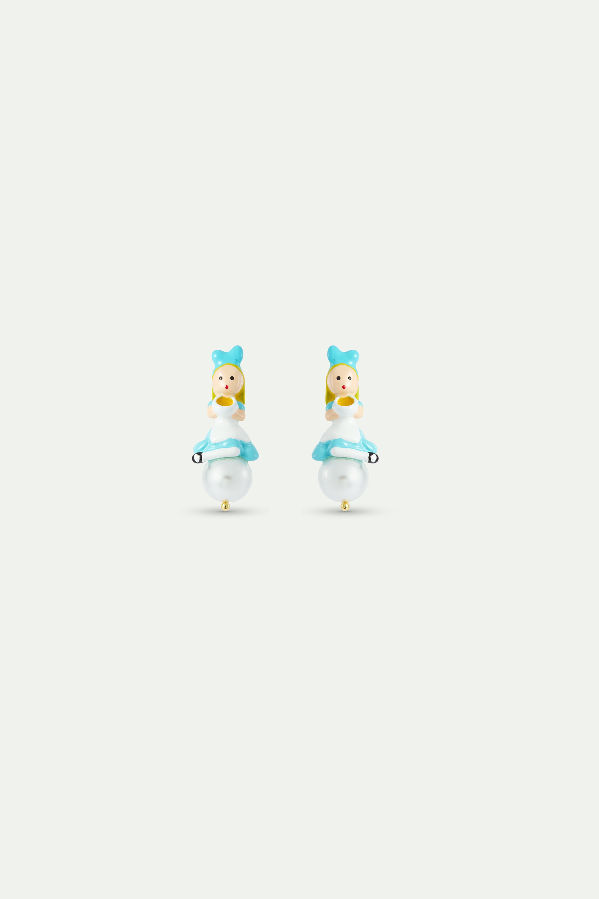 Alice earrings with imitation pearl
