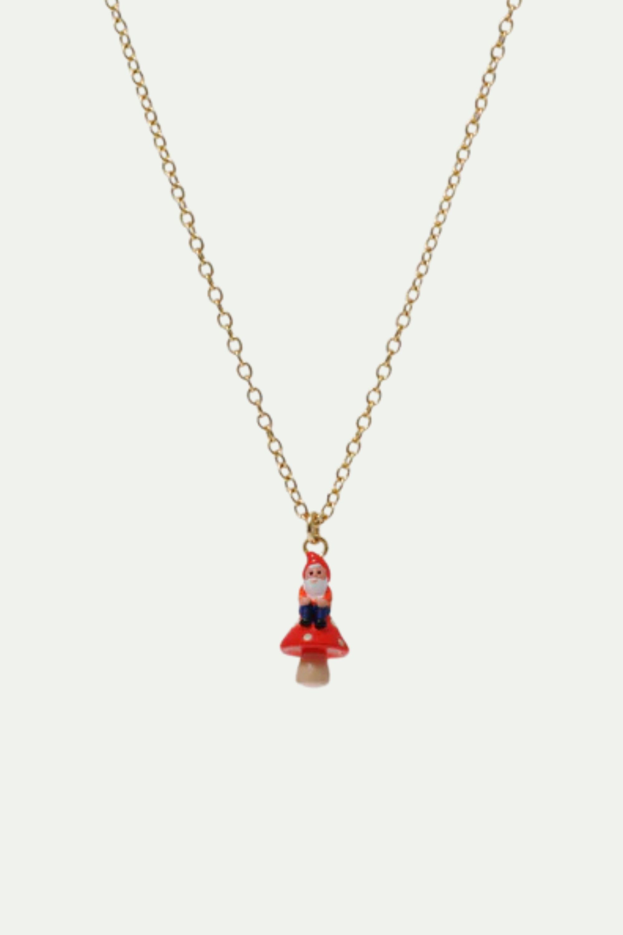 COLLIER BLANCHE NEIGE GOLD