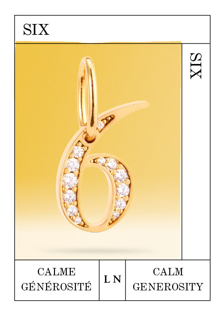 Colgante Número 6, Calma y generosidad