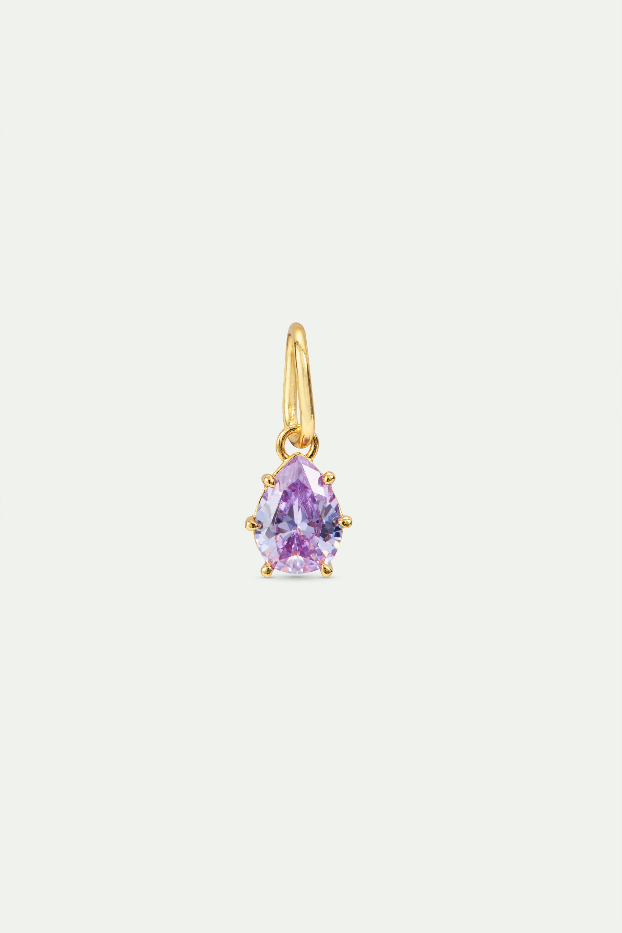Lavender Purple Stone Pendant, Serenity and Carefreeness - July