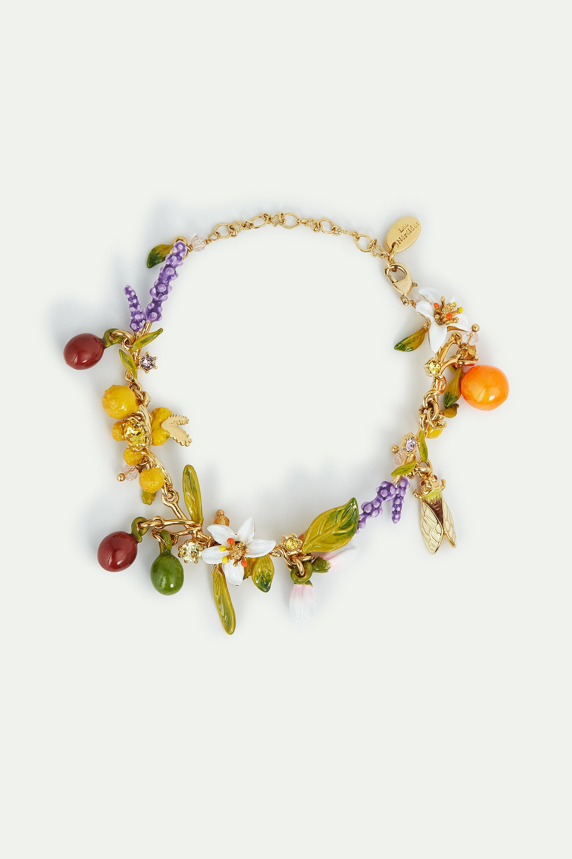 Mutli element of the Provence garden thin bracelet