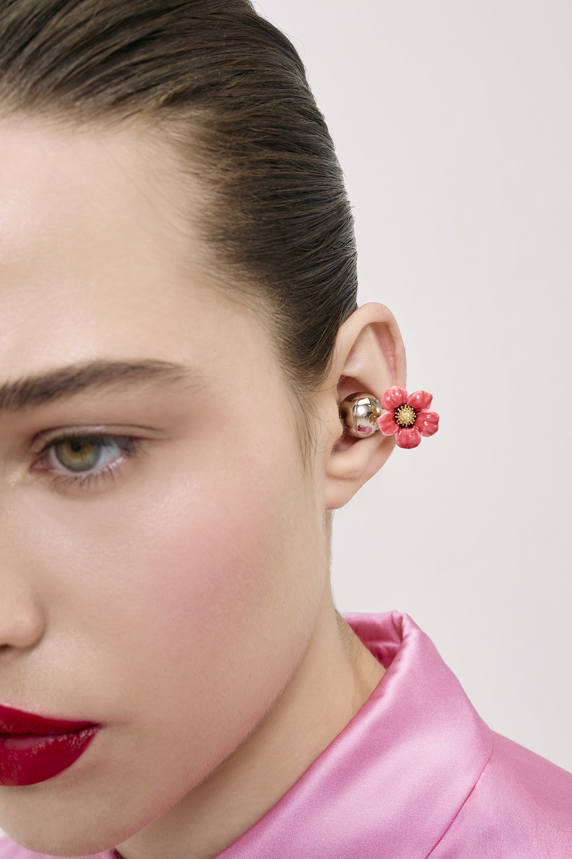 Joyería Anémona Roja para HUAWEI FreeClip 2