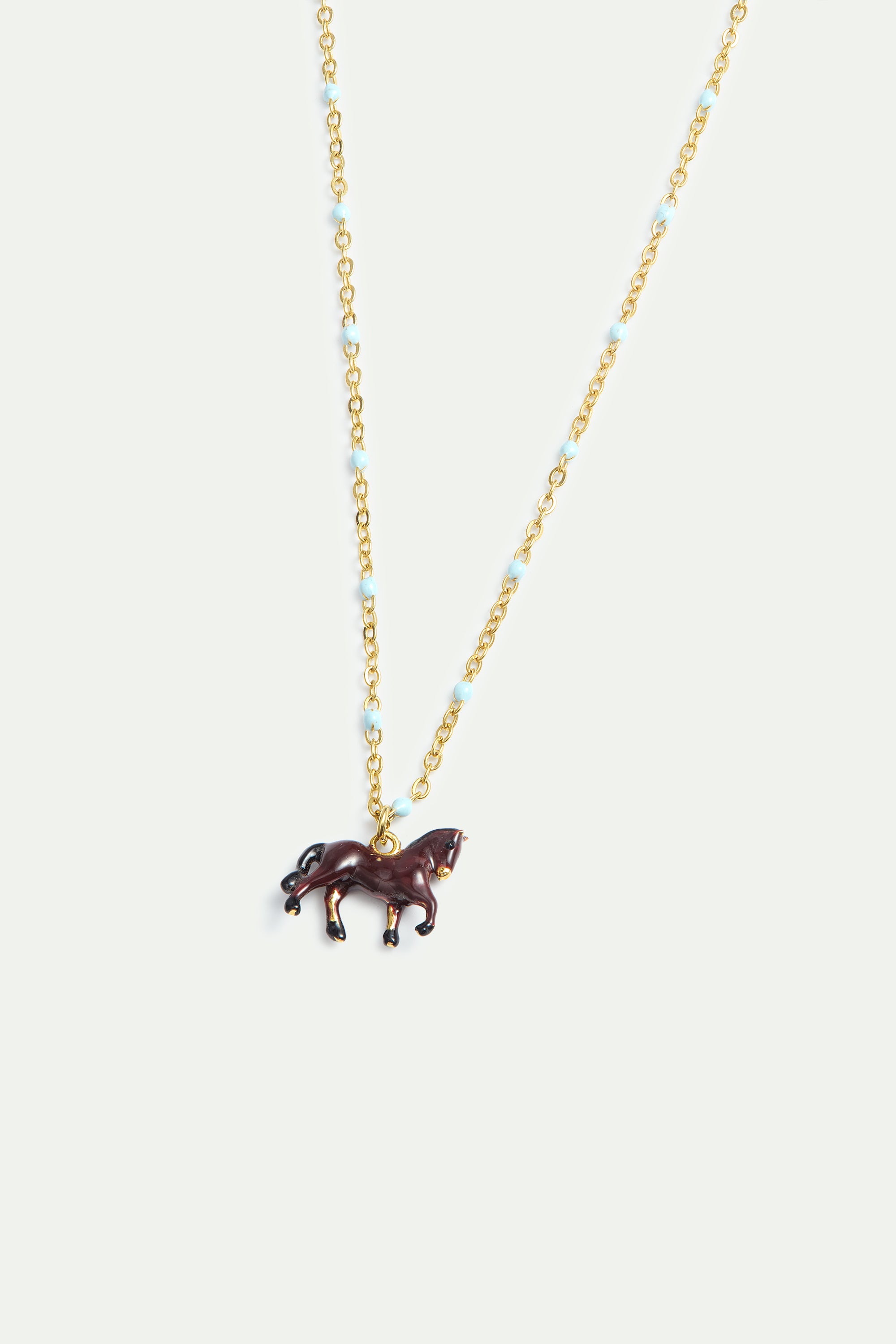 Collier pendentif cheval