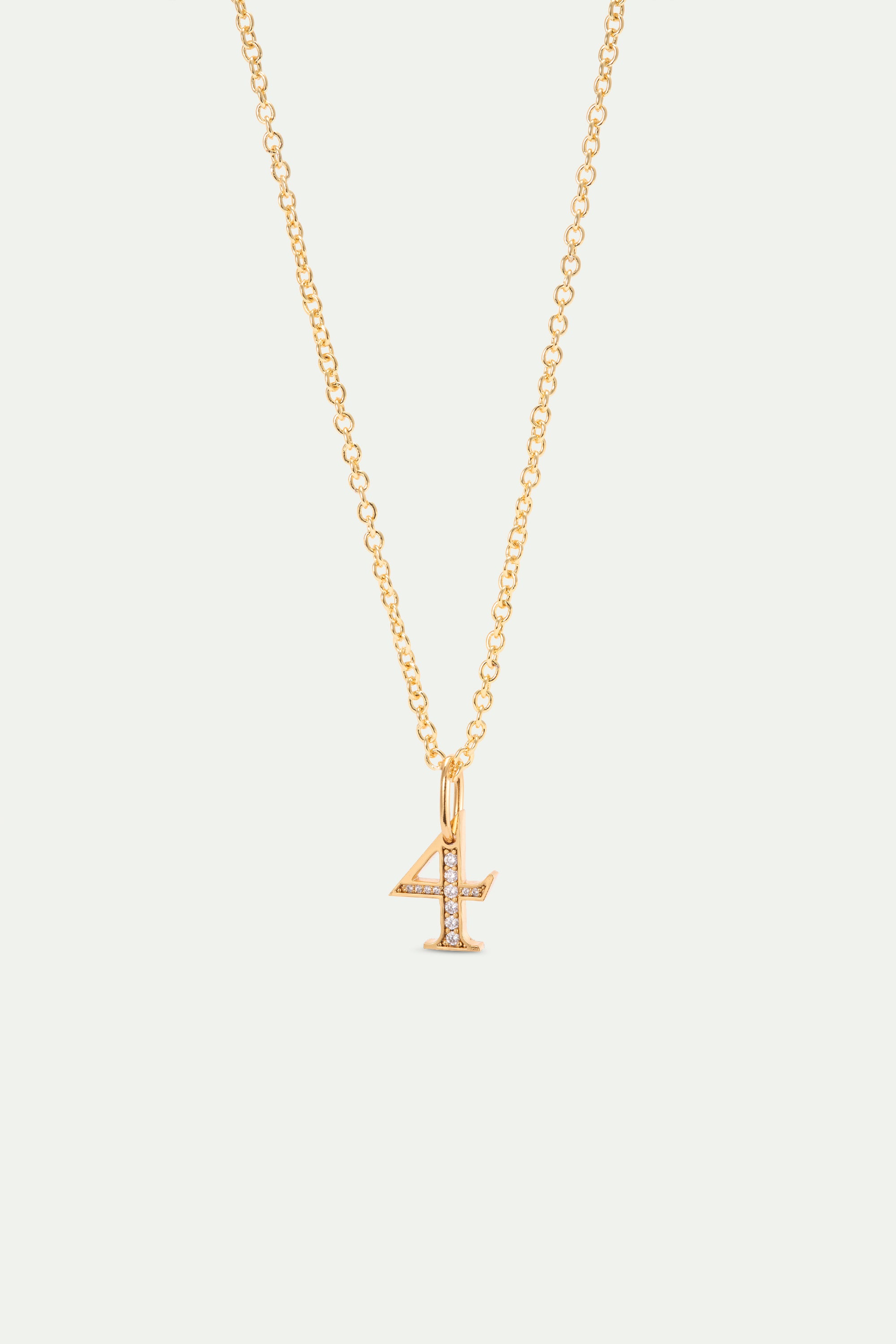 Number 4 pendant, discipline and caution