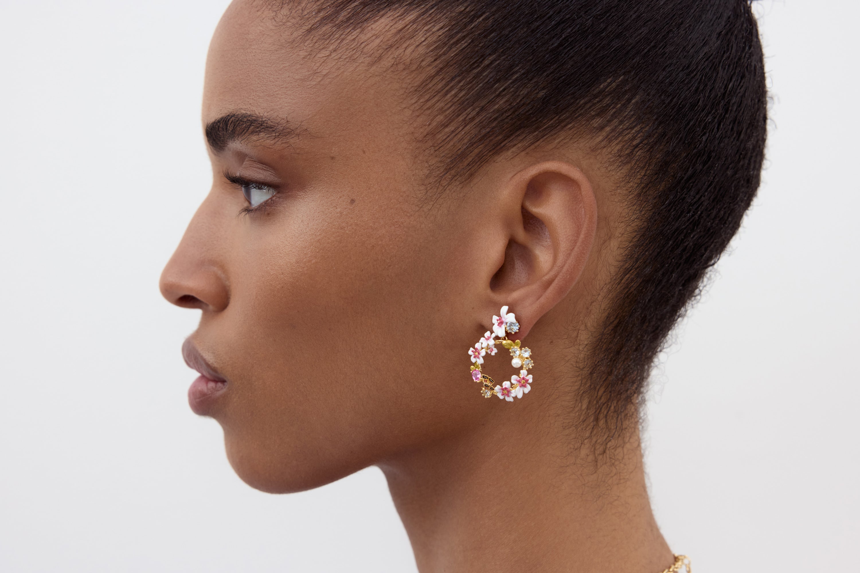 Clip Earrings DELICATE FLORAISON
