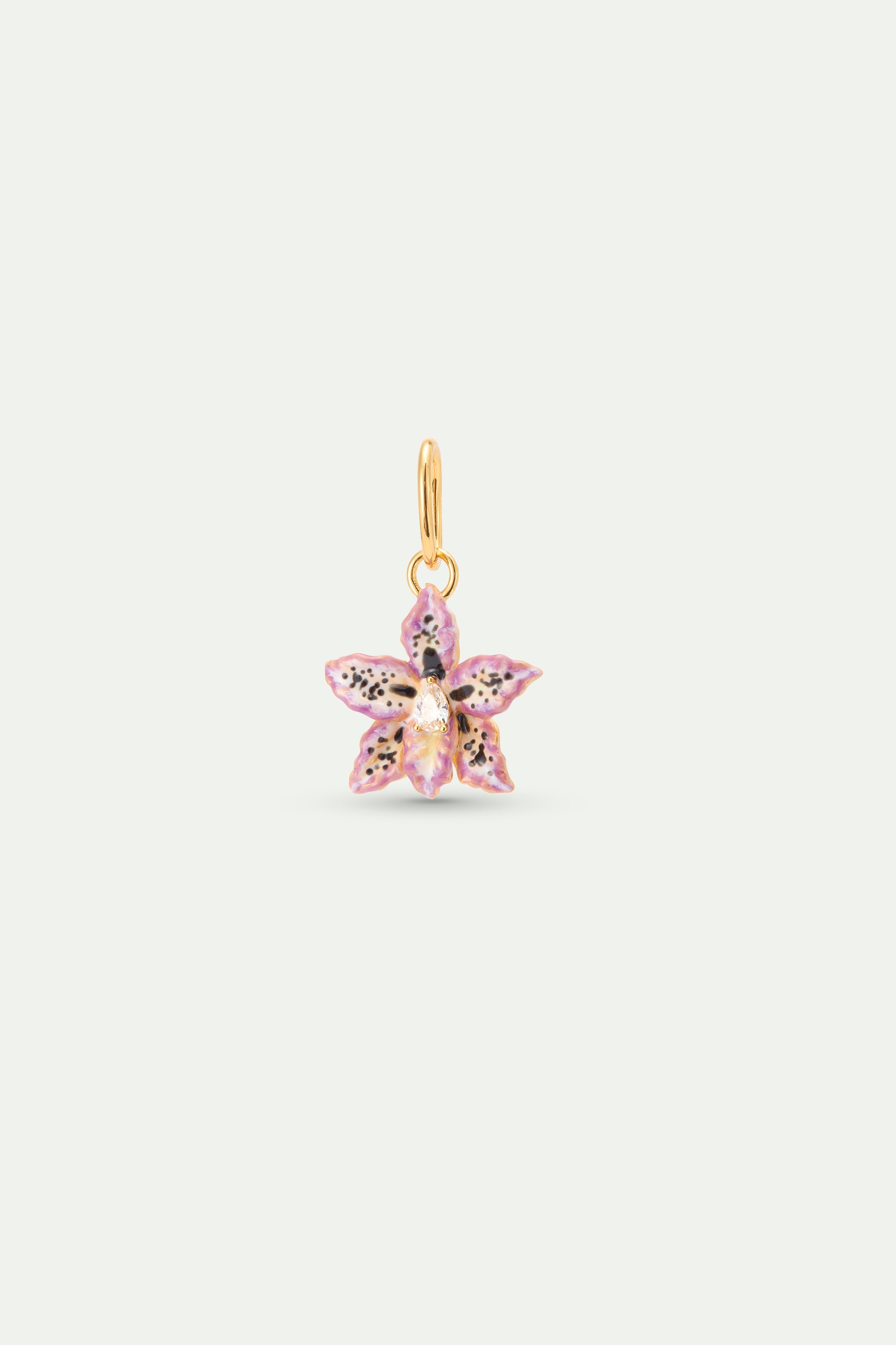 Wild Orchid and Crystal Pendant: Mystery and Independence