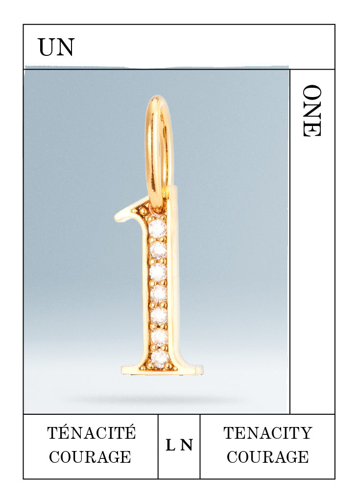 Colgante Número 1, Coraje y tenacidad