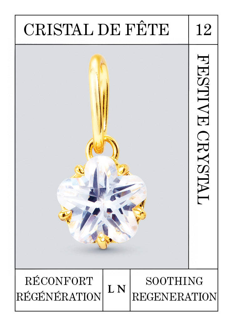 Festive Crystal Pendant, Solace and Regeneration - December