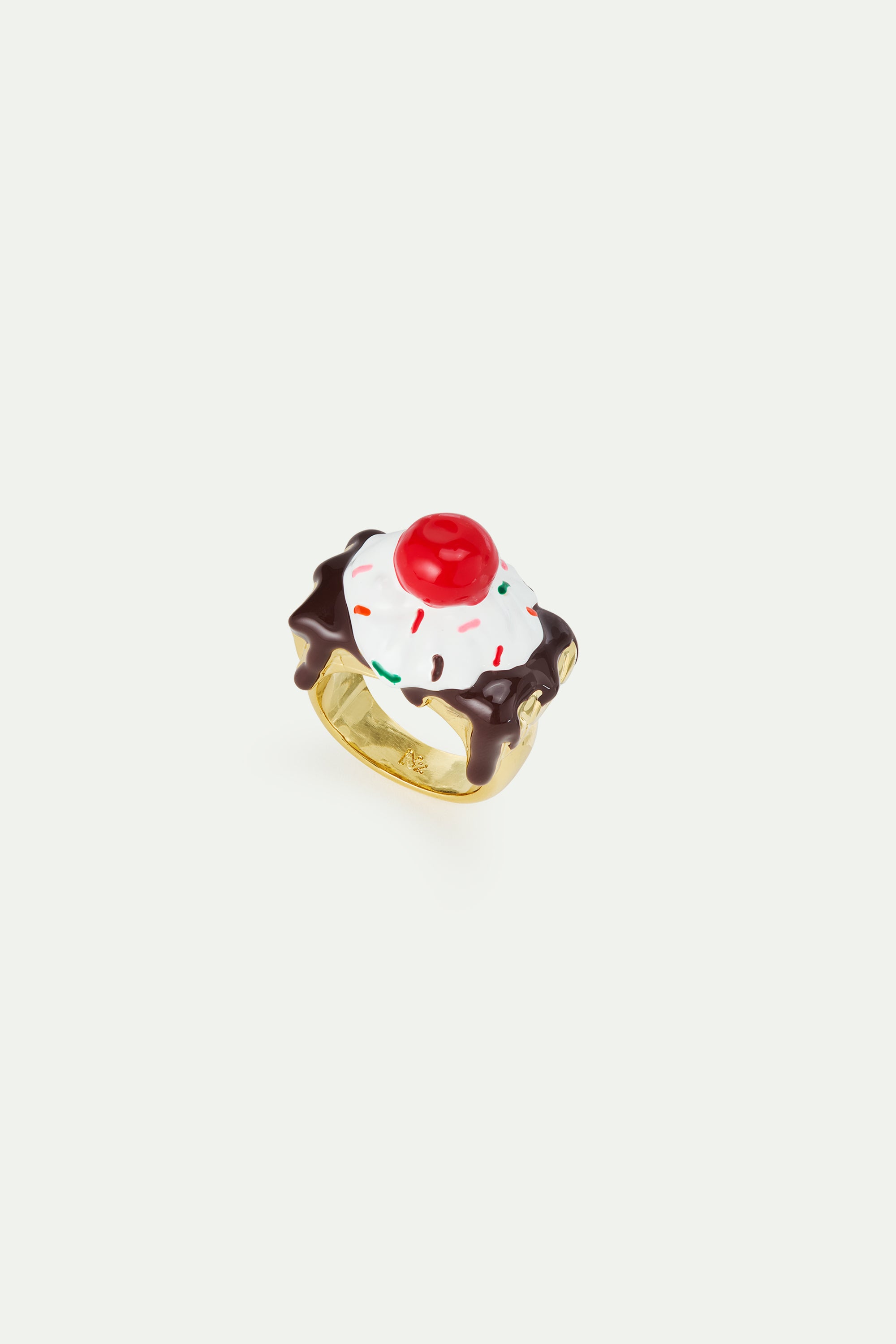 Ice cream sundae cocktail ring