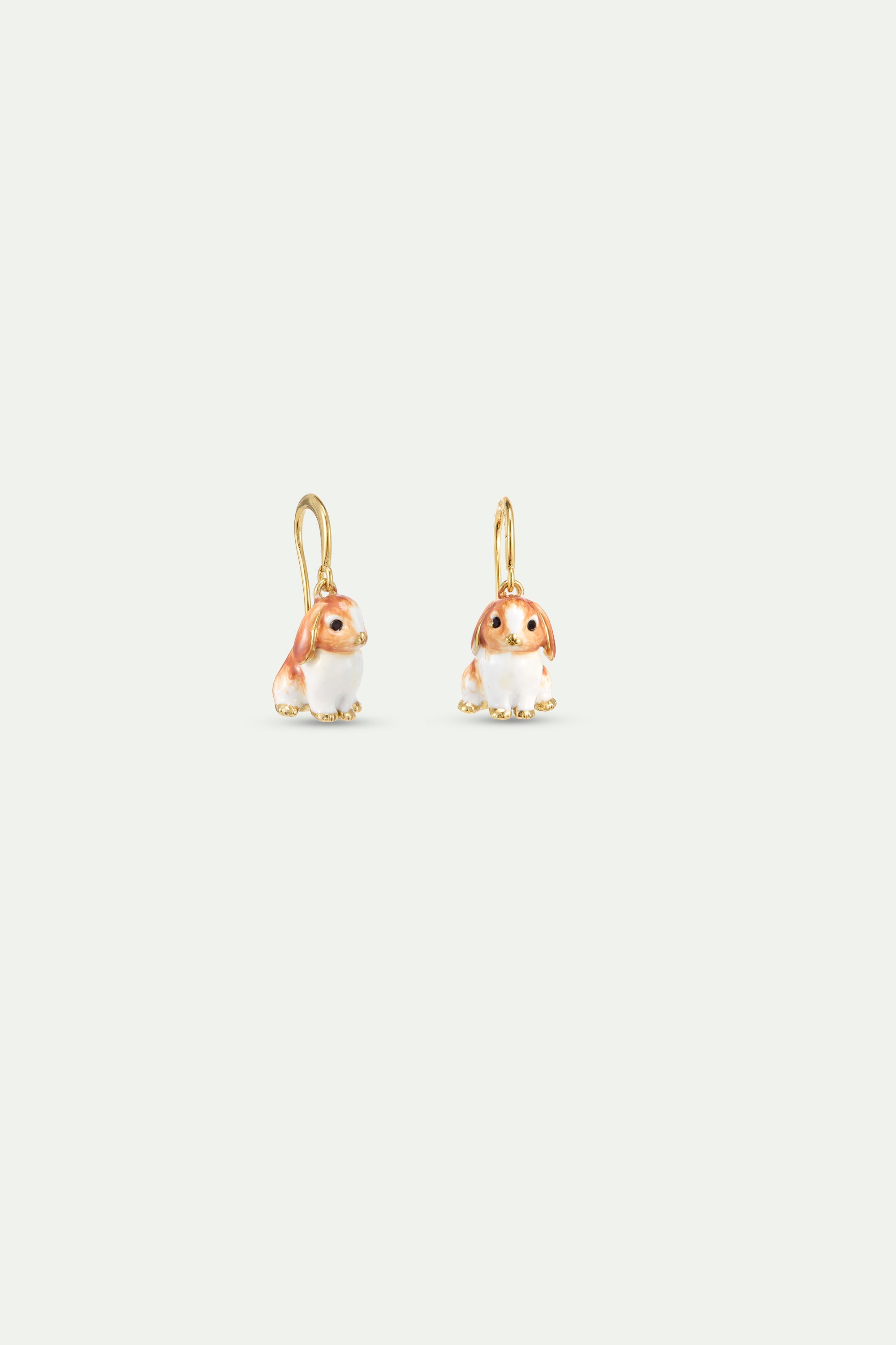 Boucles d'oreilles hook lapin bélier