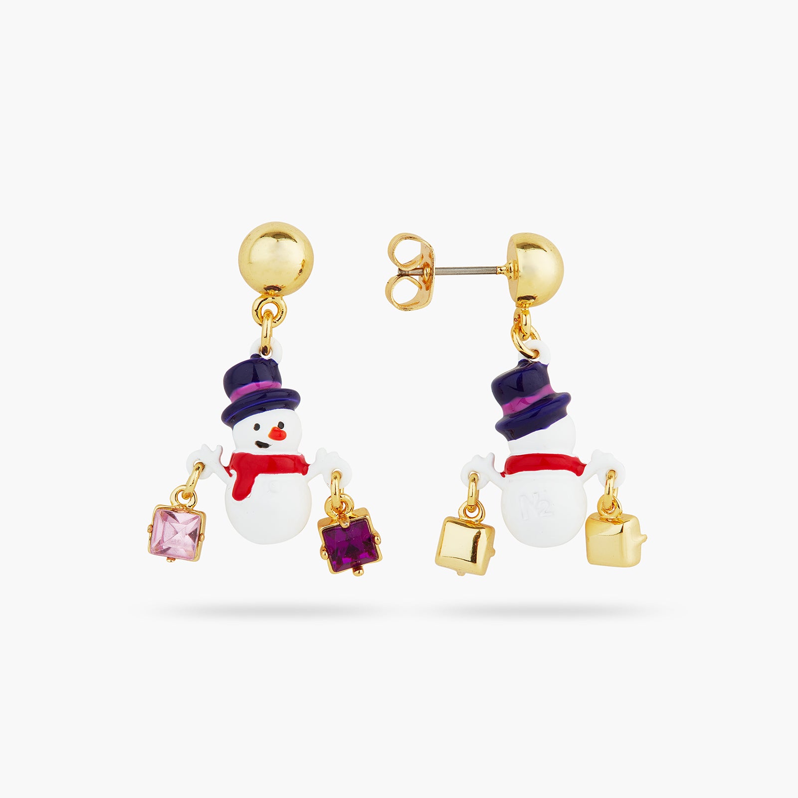 Post Earrings SANTA'S PARTY