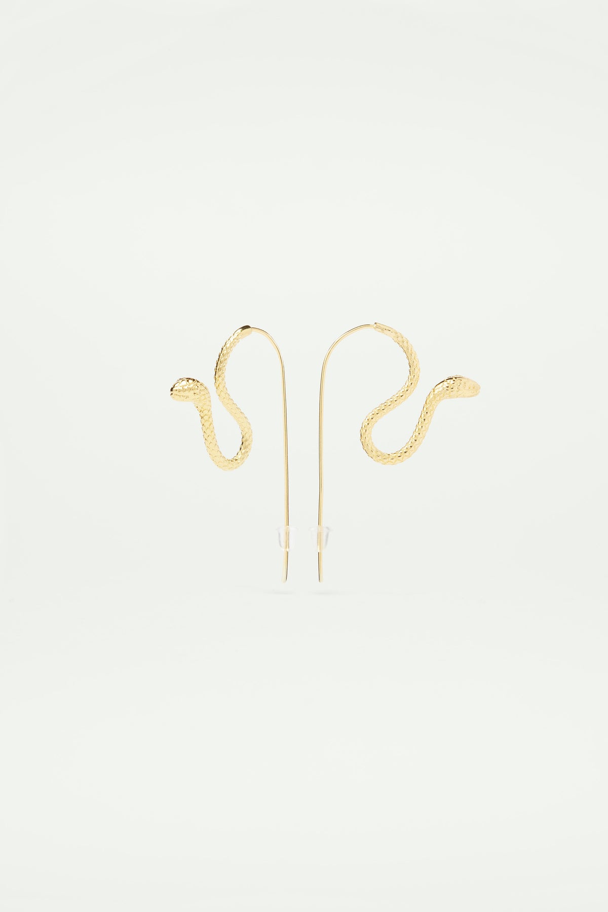 Slithering viper earrings