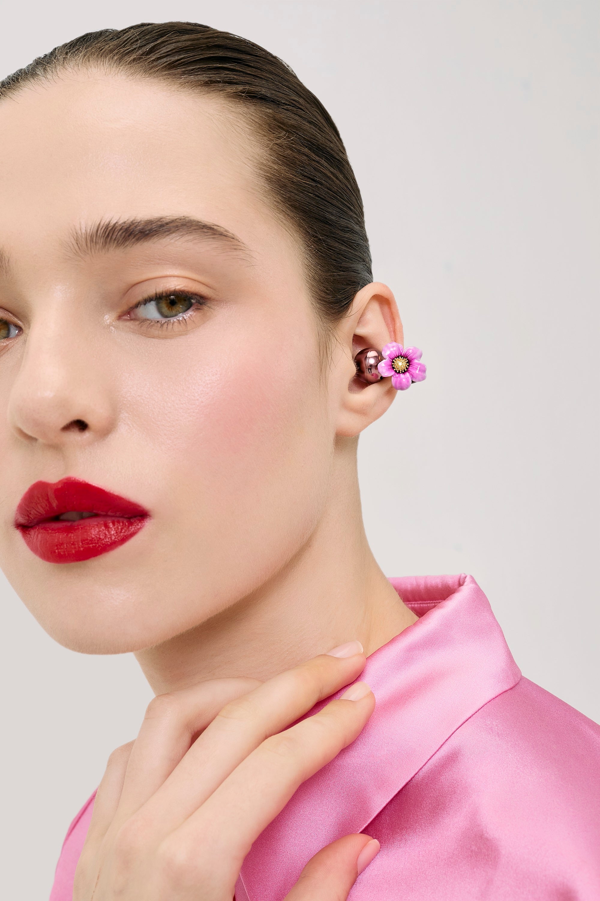 Joyería Anémona Violeta para HUAWEI FreeClip 2