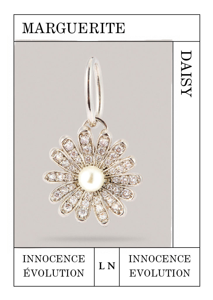 Colgante Margarita plateada, Inocencia y Evolución
