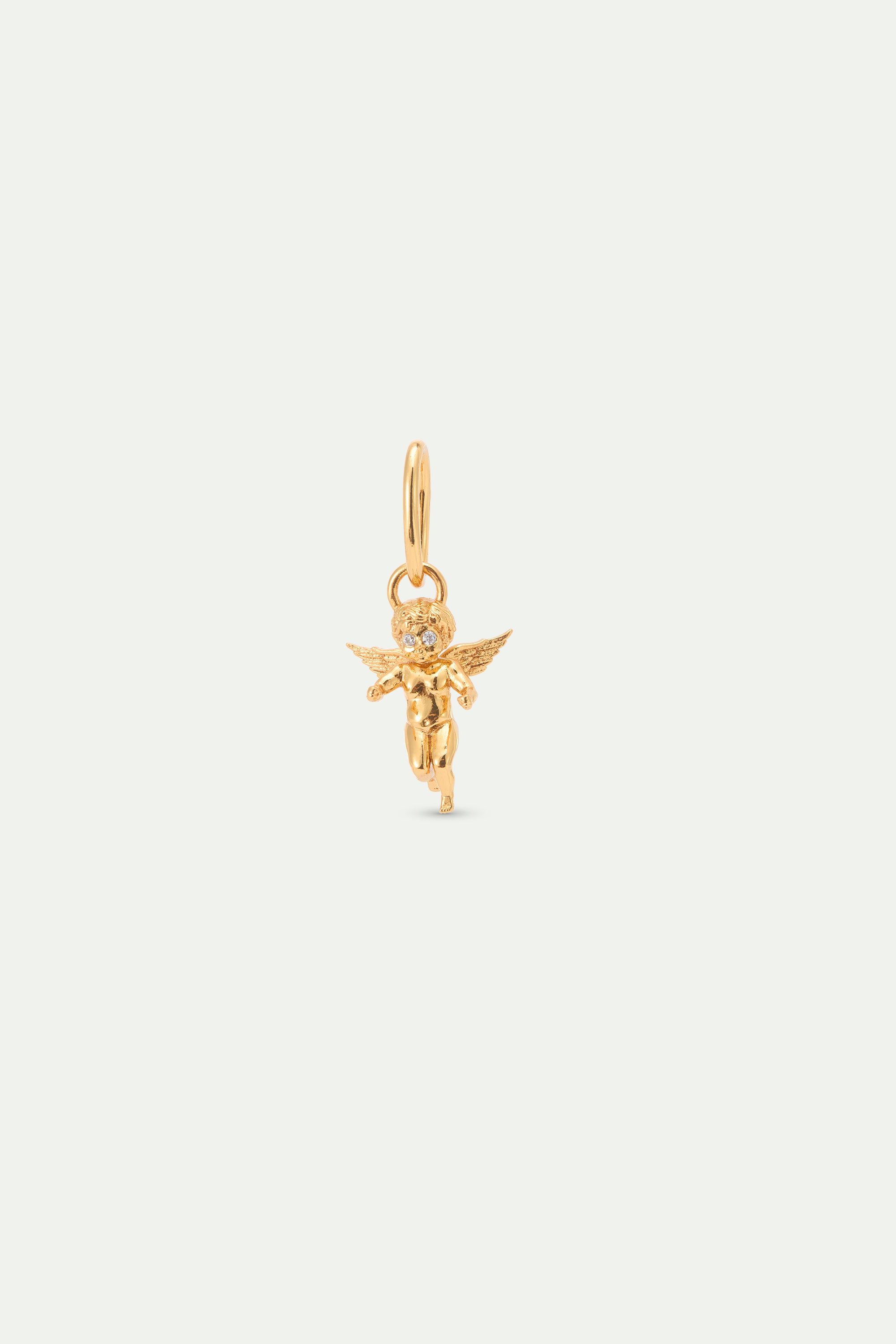 Gold Guardian Angel Pendant: Presence and Support