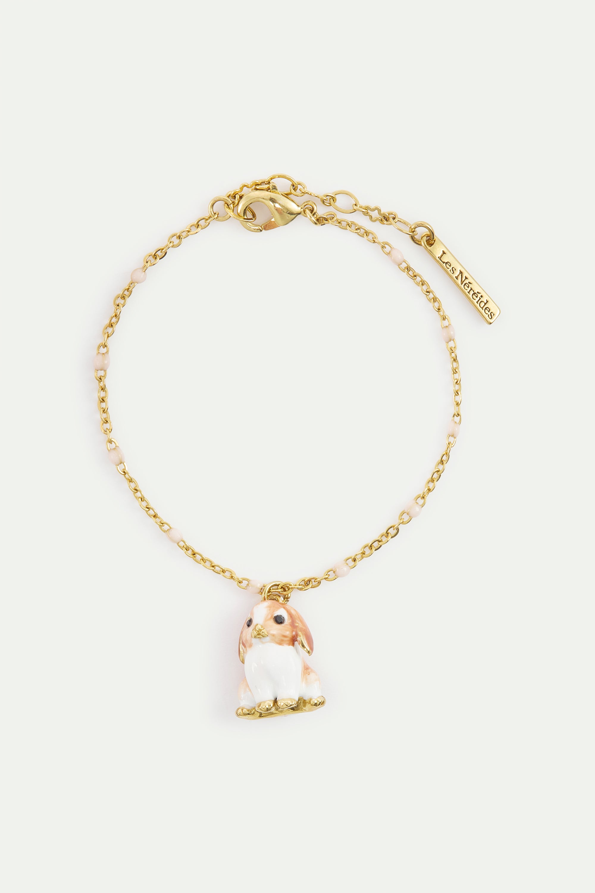 Bracelet pendentif lapin bélier