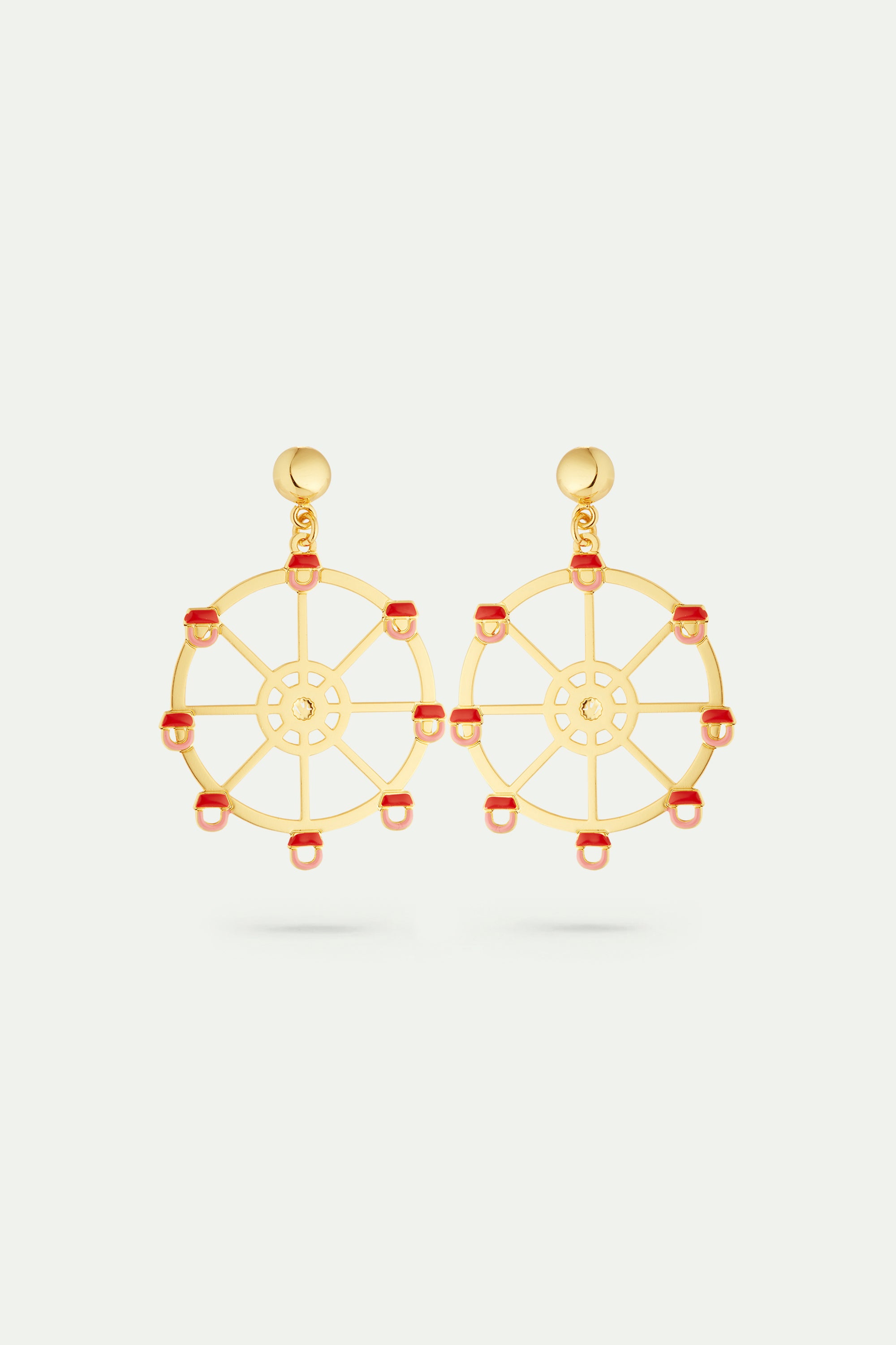 Ferris wheel earrings