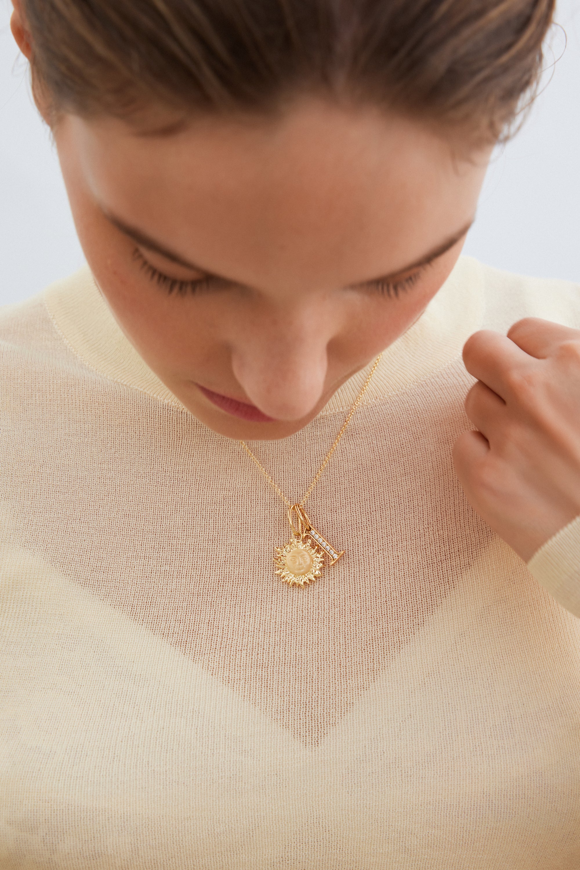 Number 1 pendant, perseverance and courage