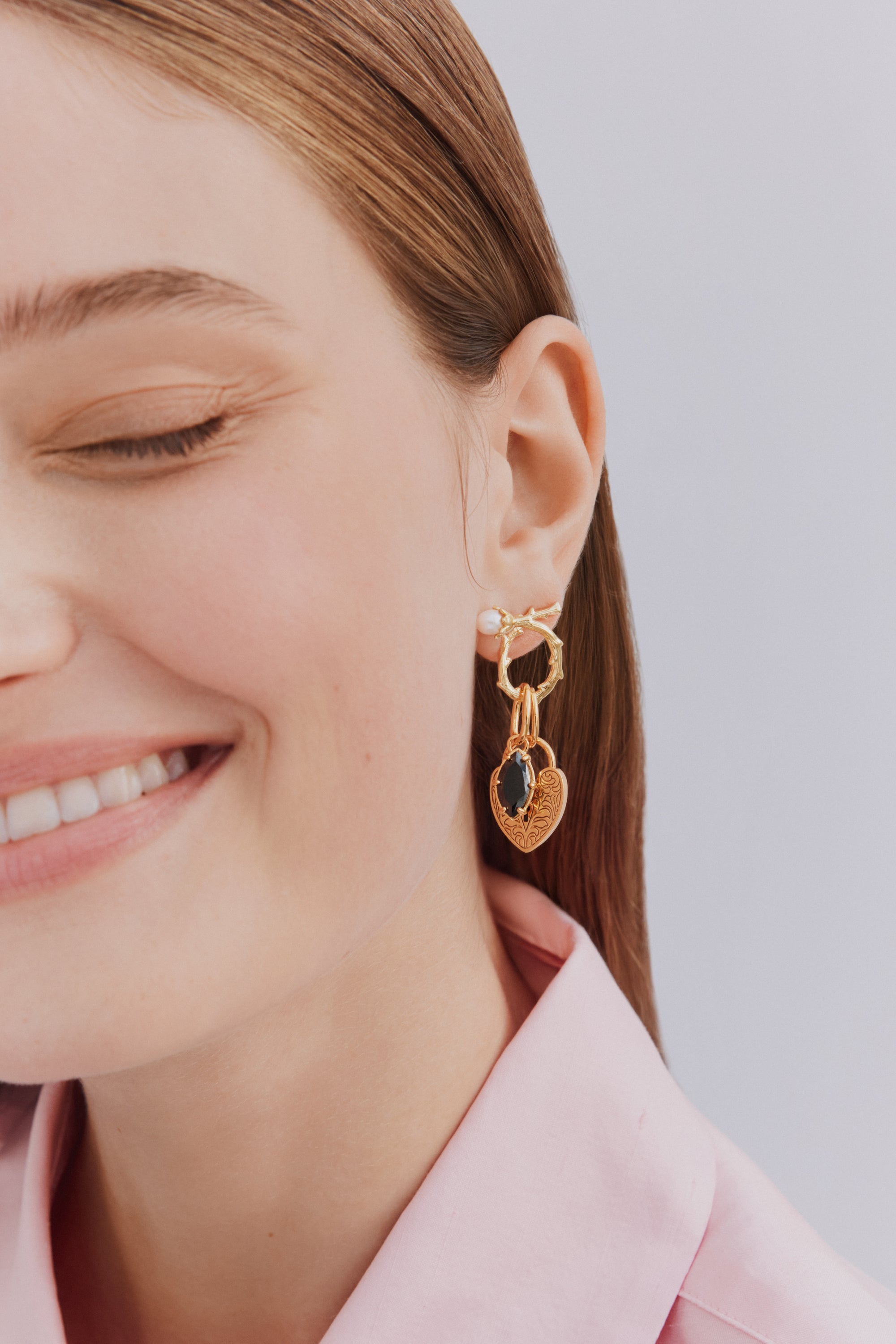 Heart padlock pendant, passion and devotion