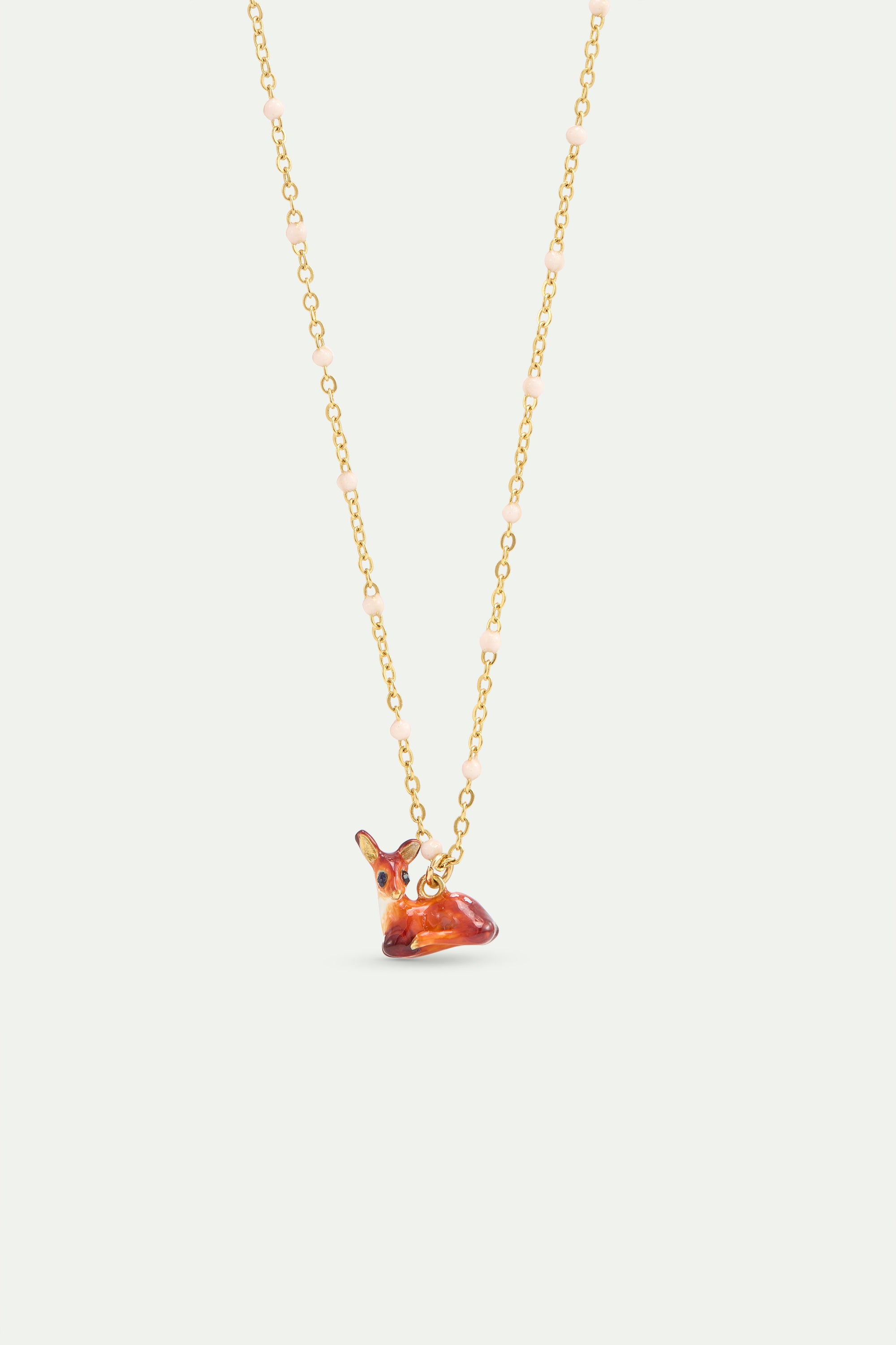 Collier pendentif faon