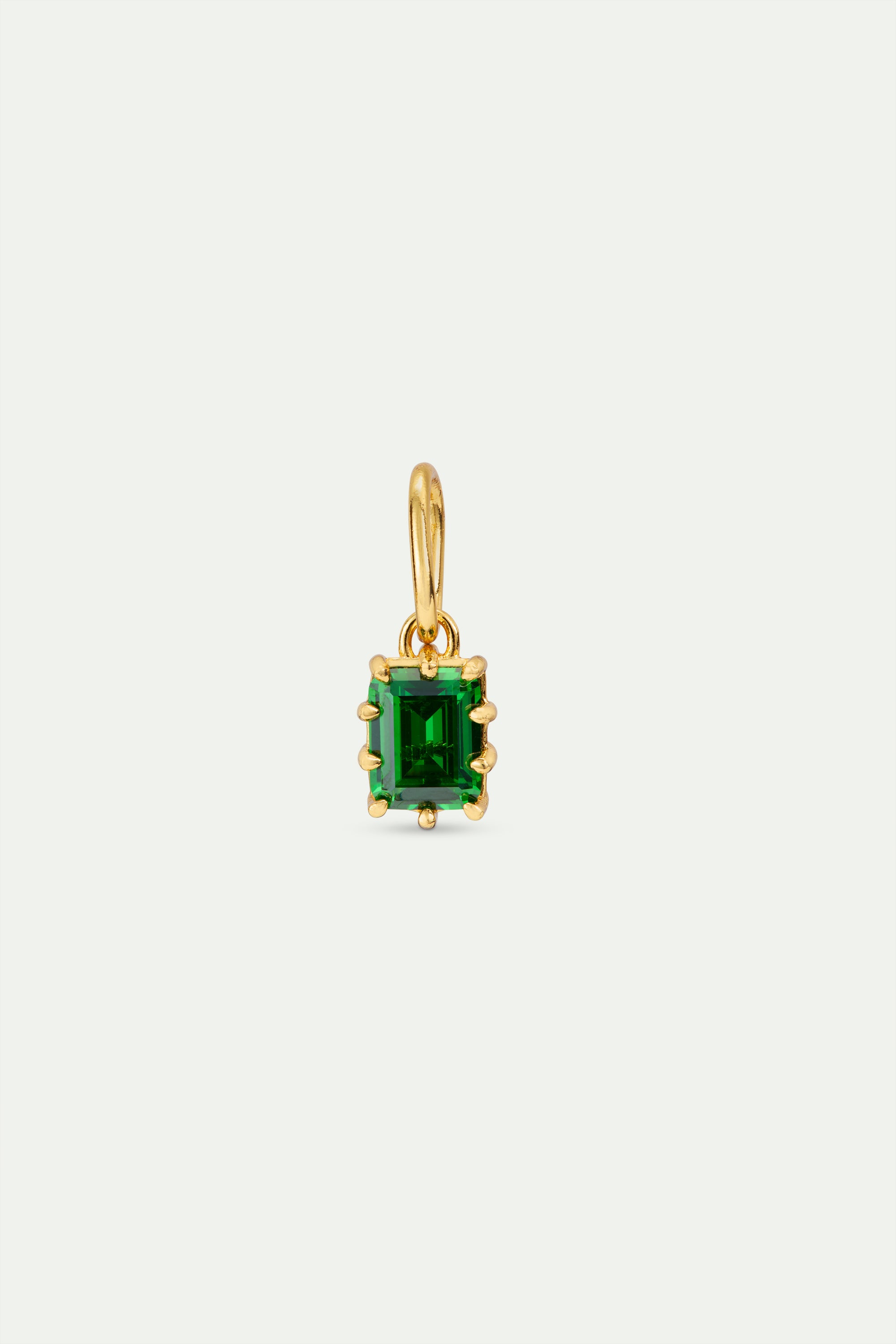 Fern green stone pendant, Fertility and Exploration - May