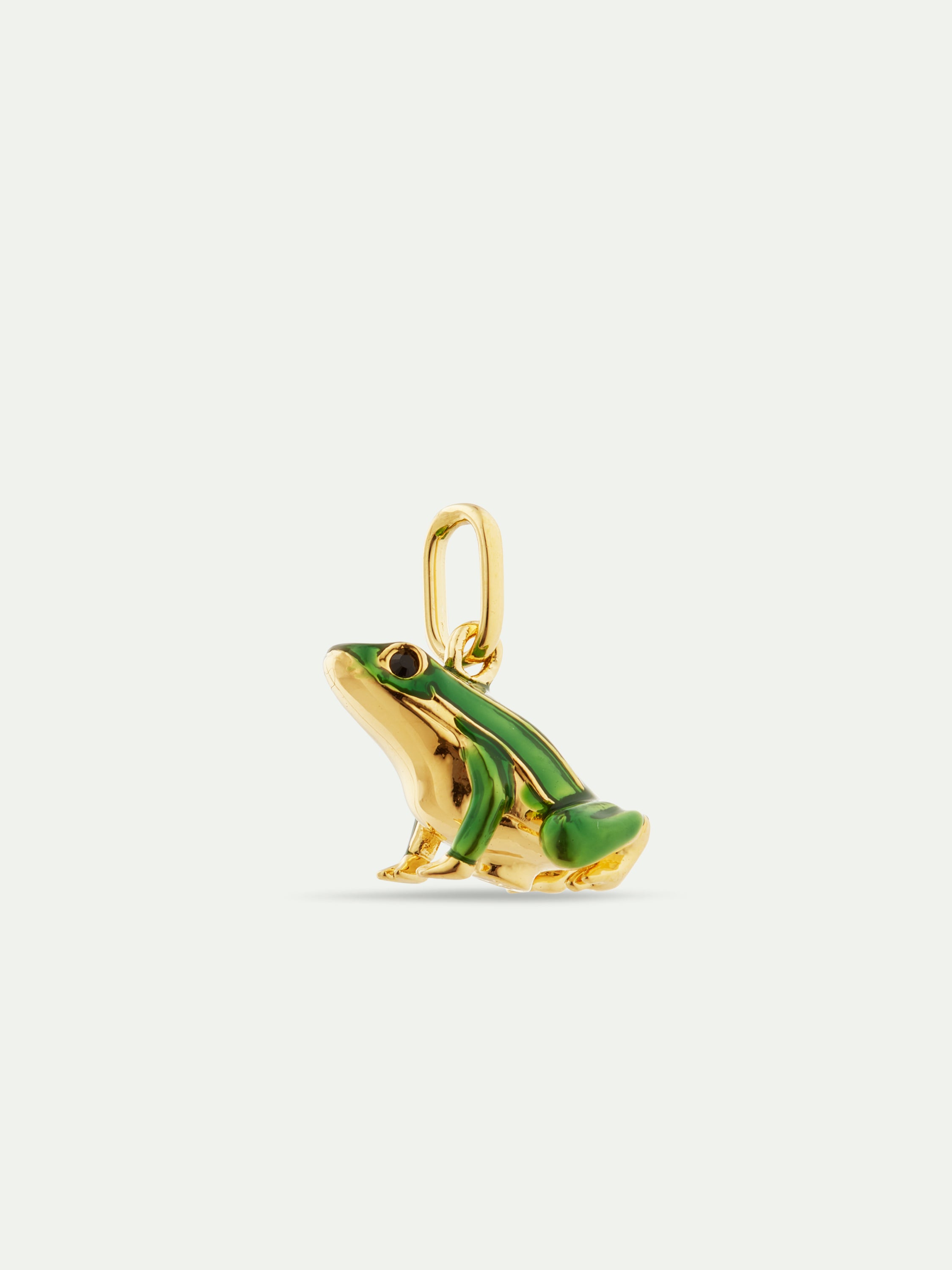 Green frog pendant