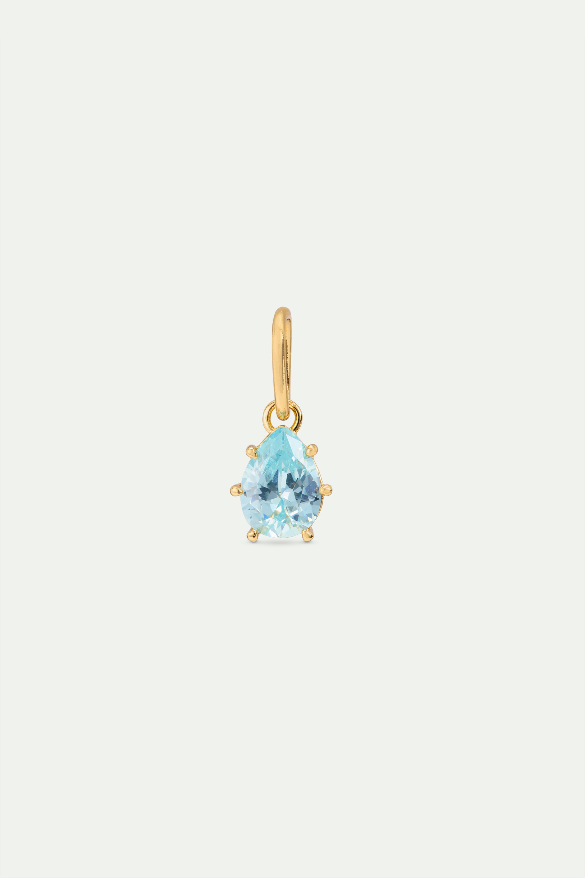 Azure Blue stone pendant, Lucidity and Tenacity - March