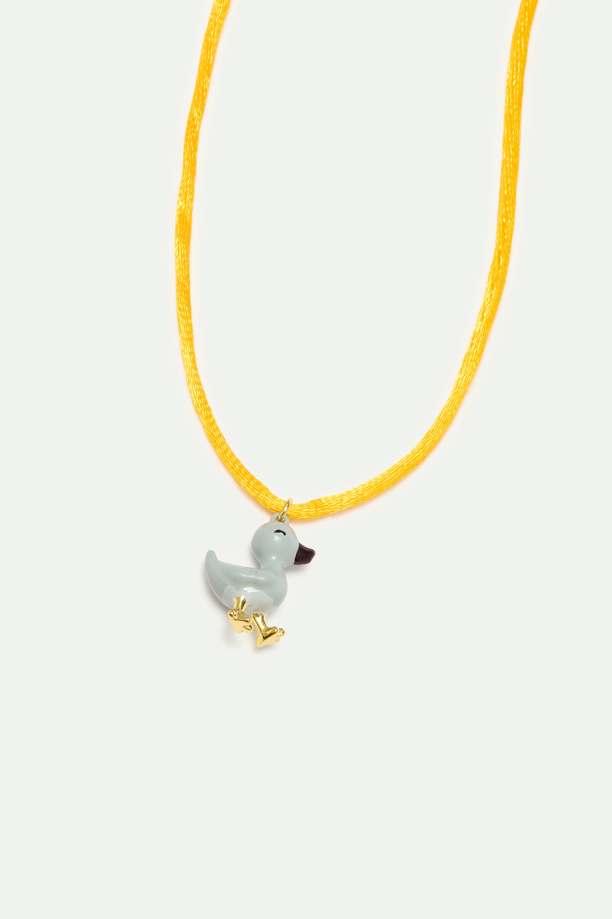 Collier pendentif jaune Petit Canard