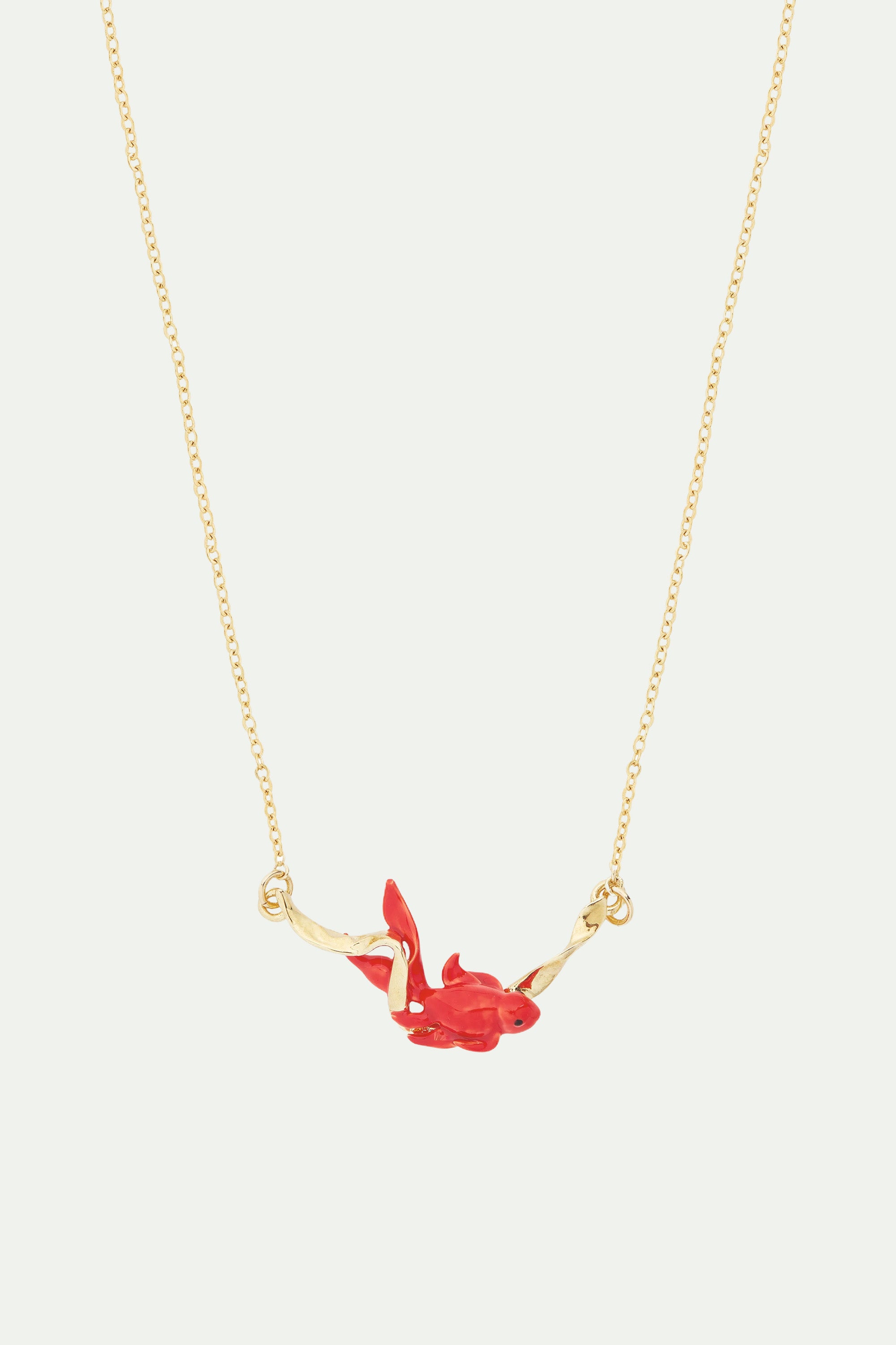 Koi fish pendant necklace
