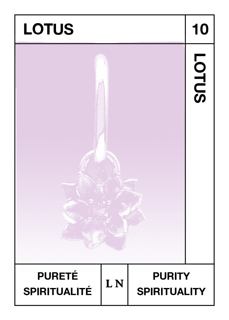 Lotus Pendant, Purity and Spirituality - October