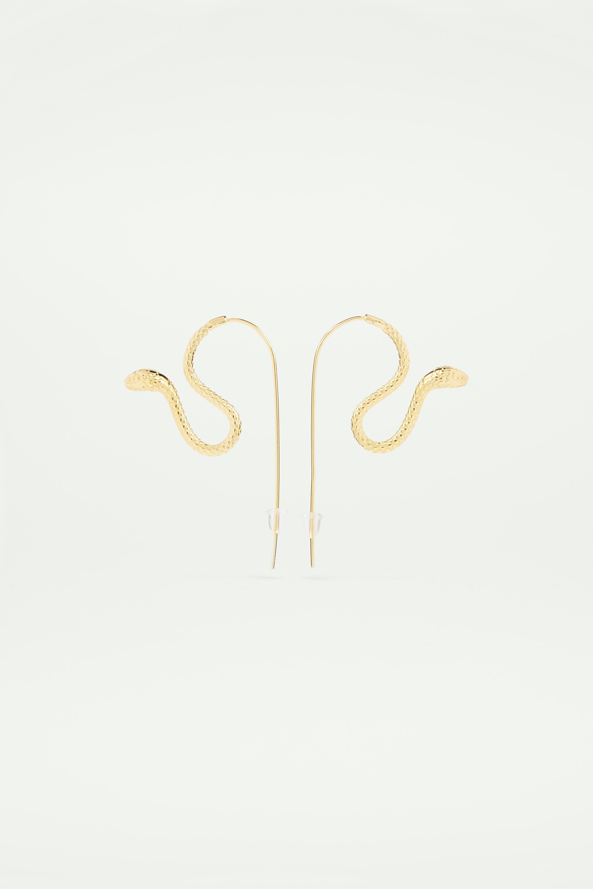 Slithering viper earrings