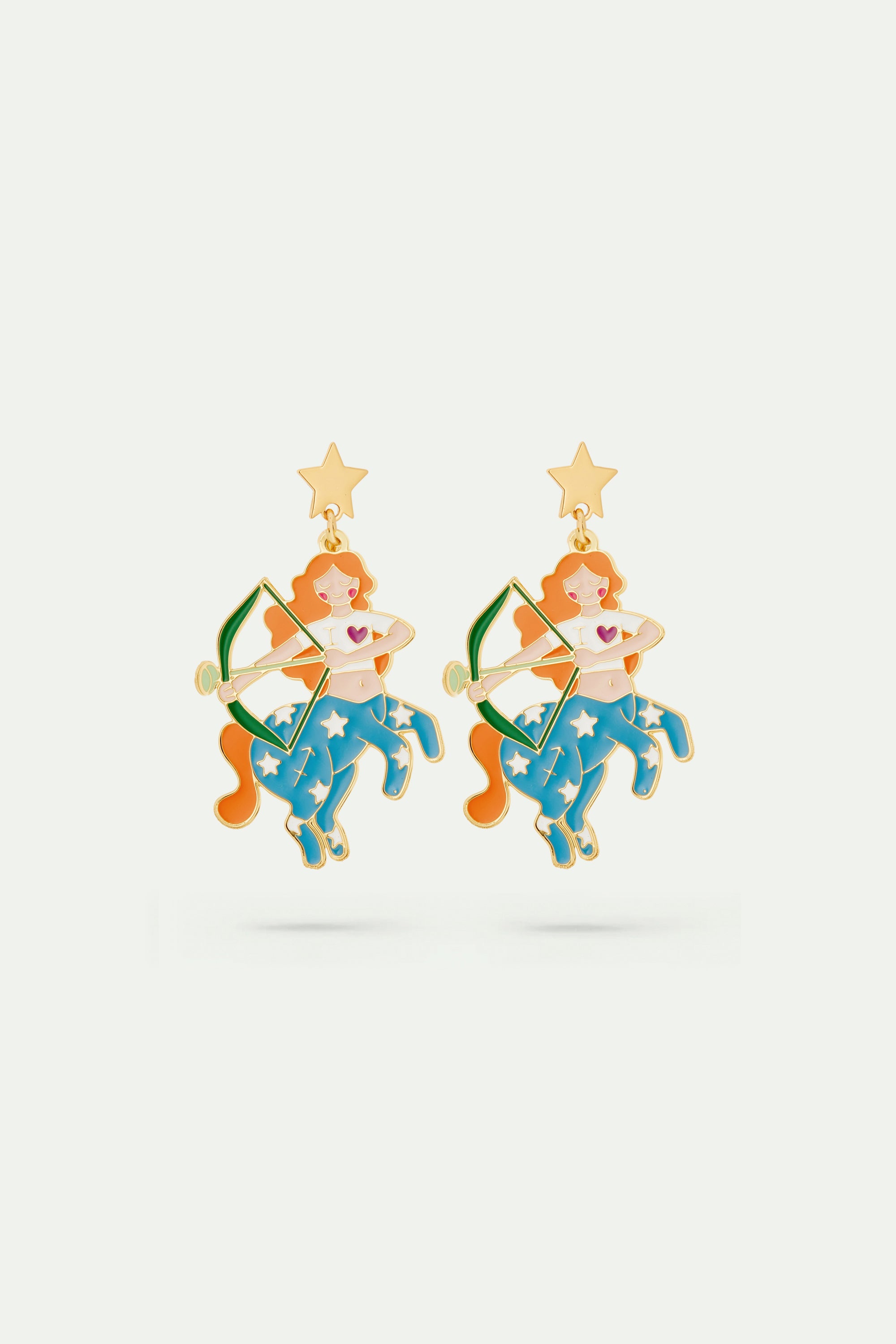 Sagittarius astrological sign earrings