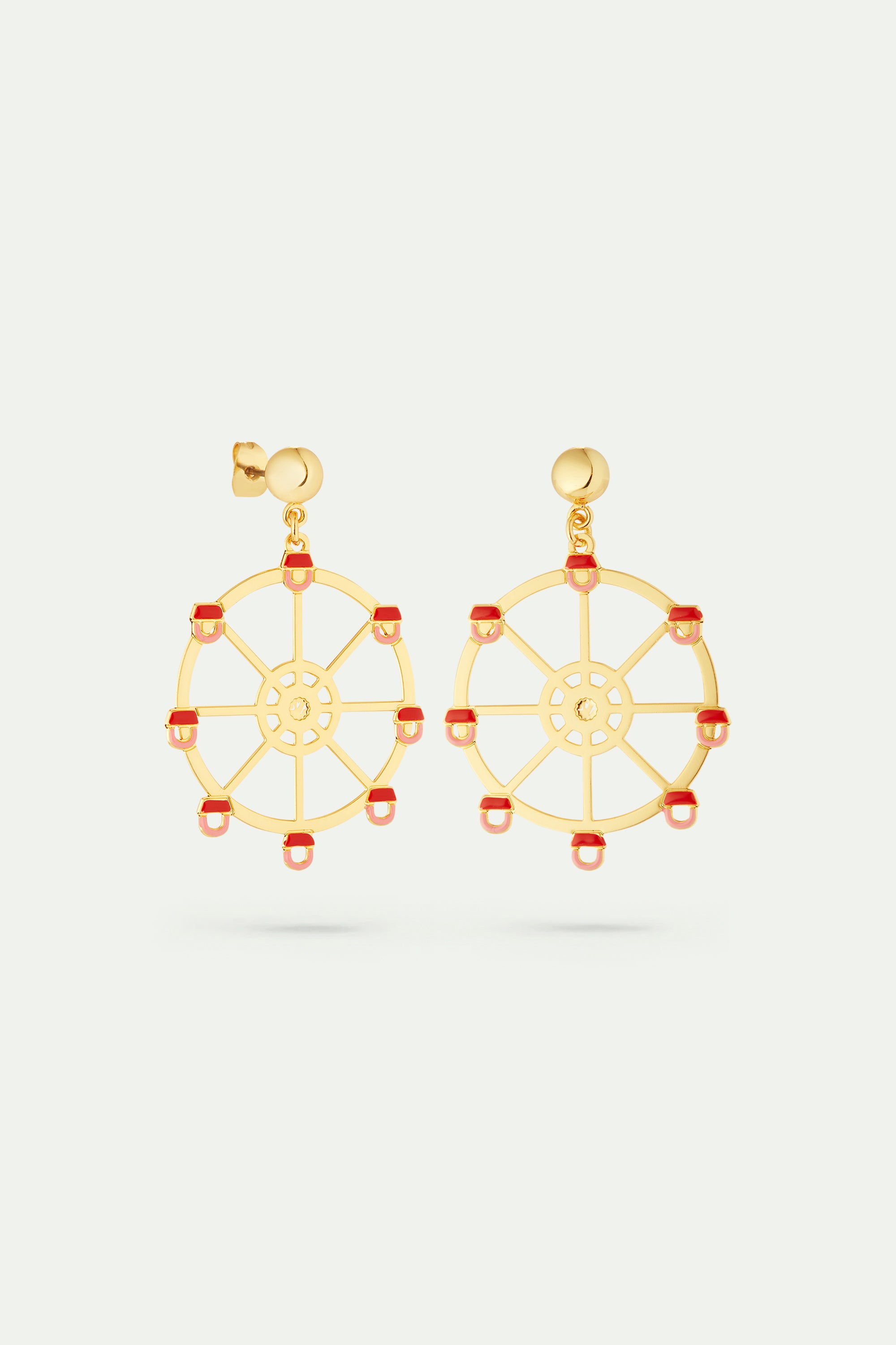 Ferris wheel earrings