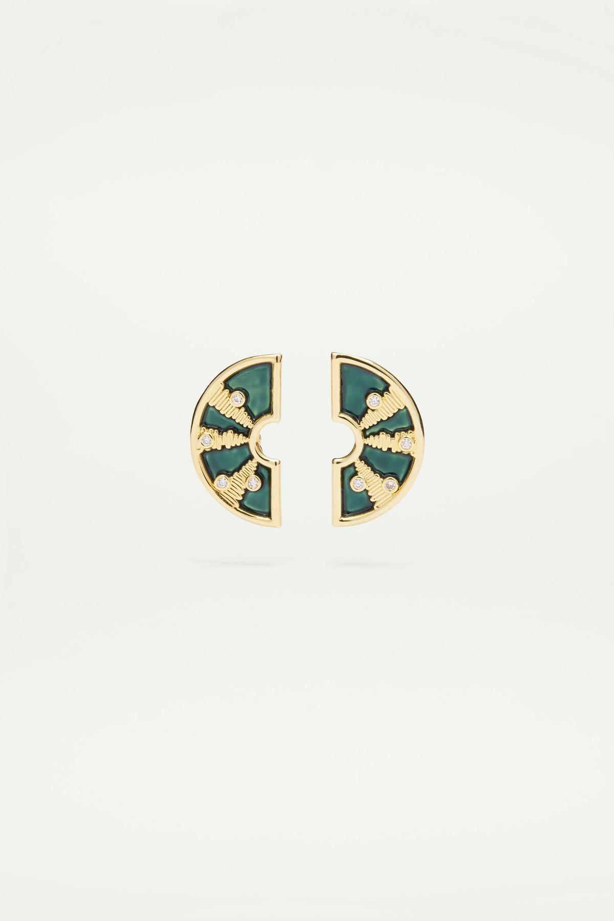 Pendientes bolitas reflejos de luz