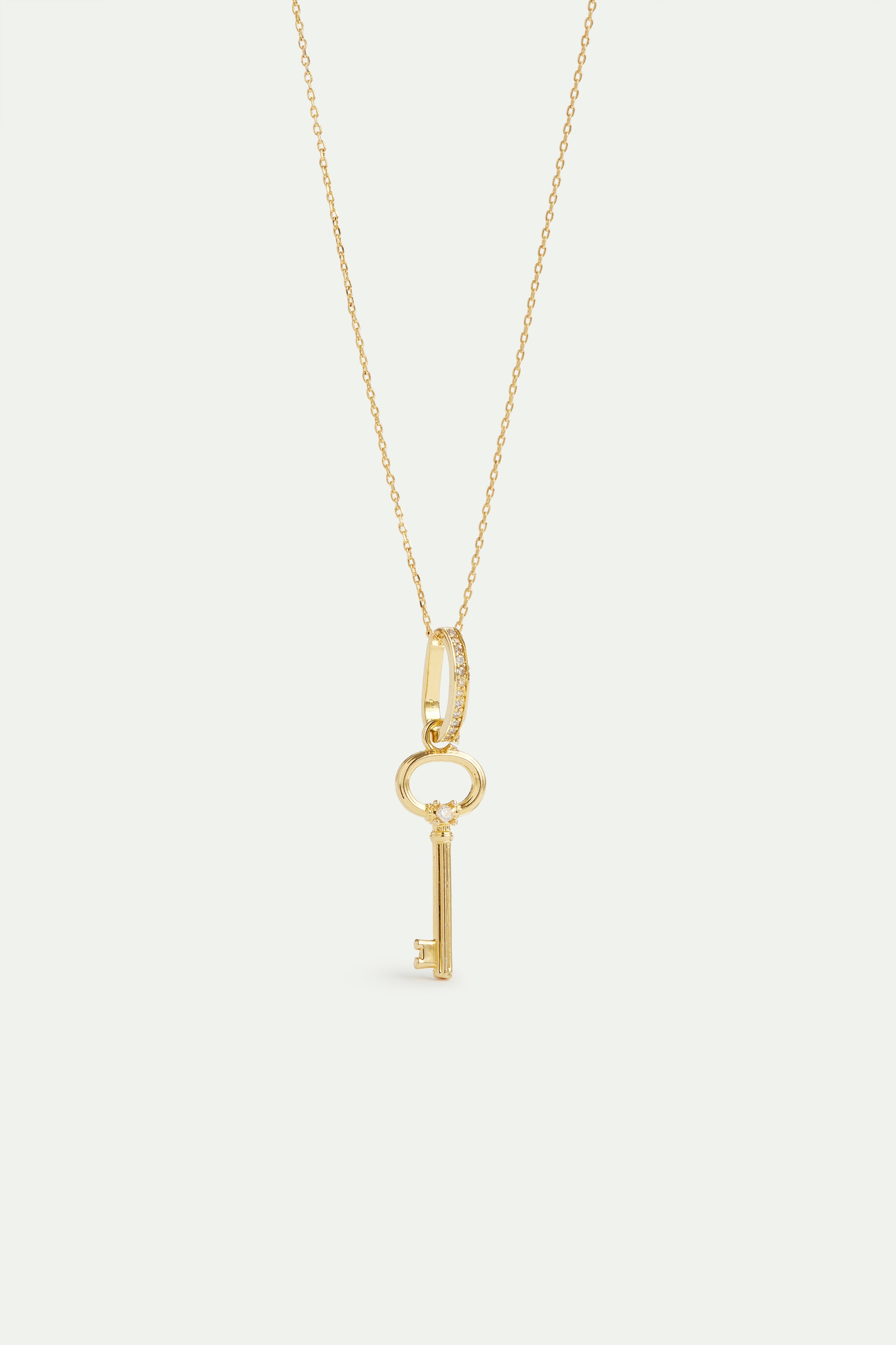 Golden key pendant, Mystery and Freedom