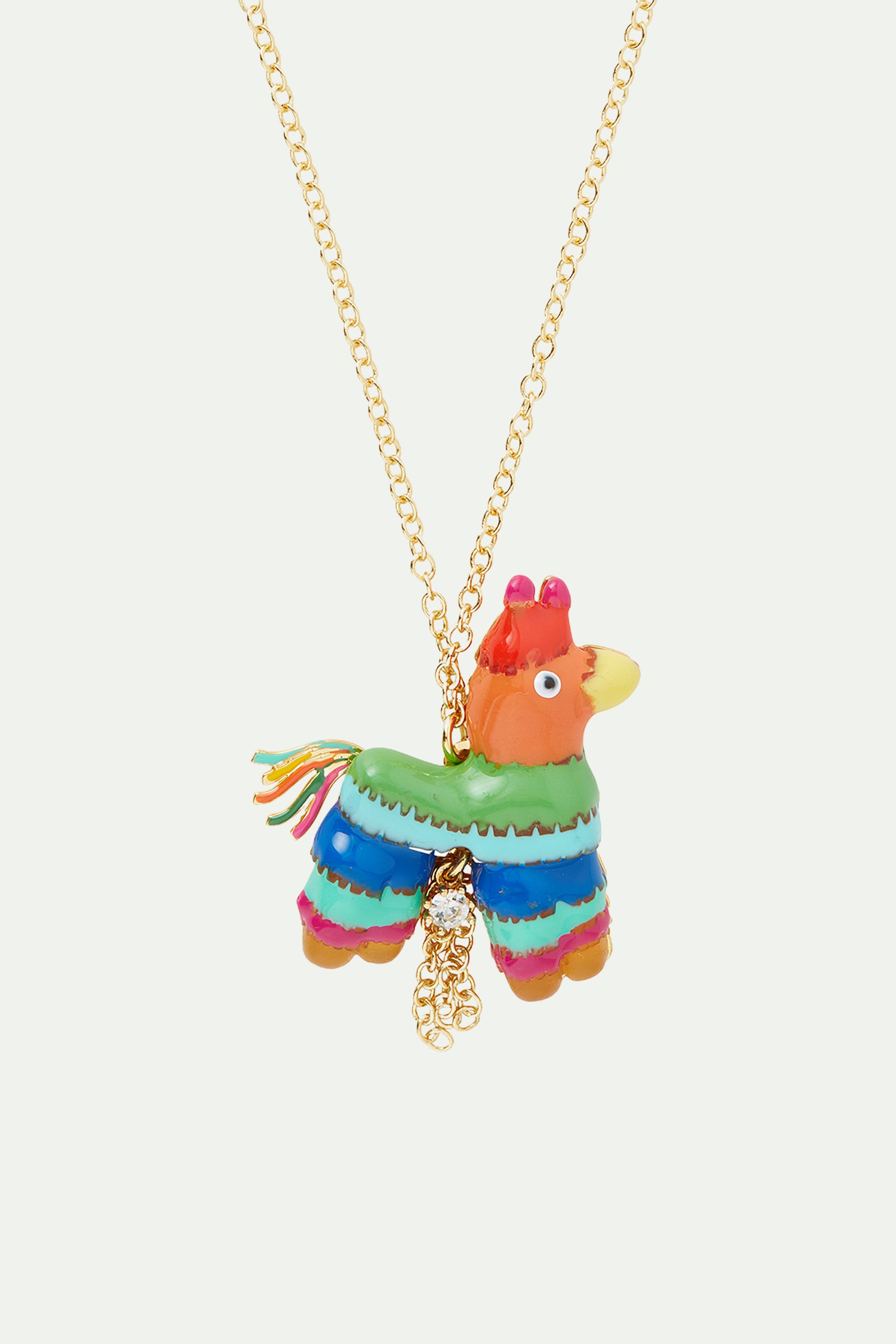 Piñata pendant necklace