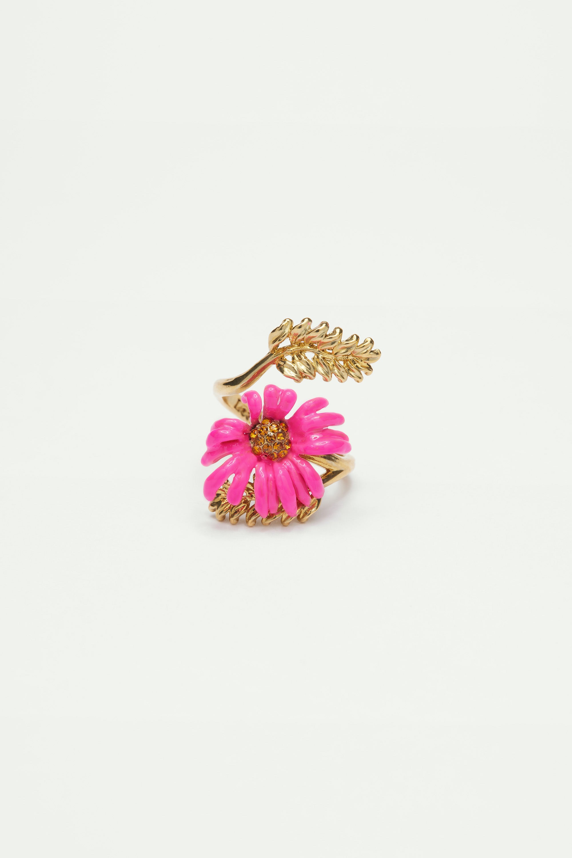 Purple coneflower adjustable ring