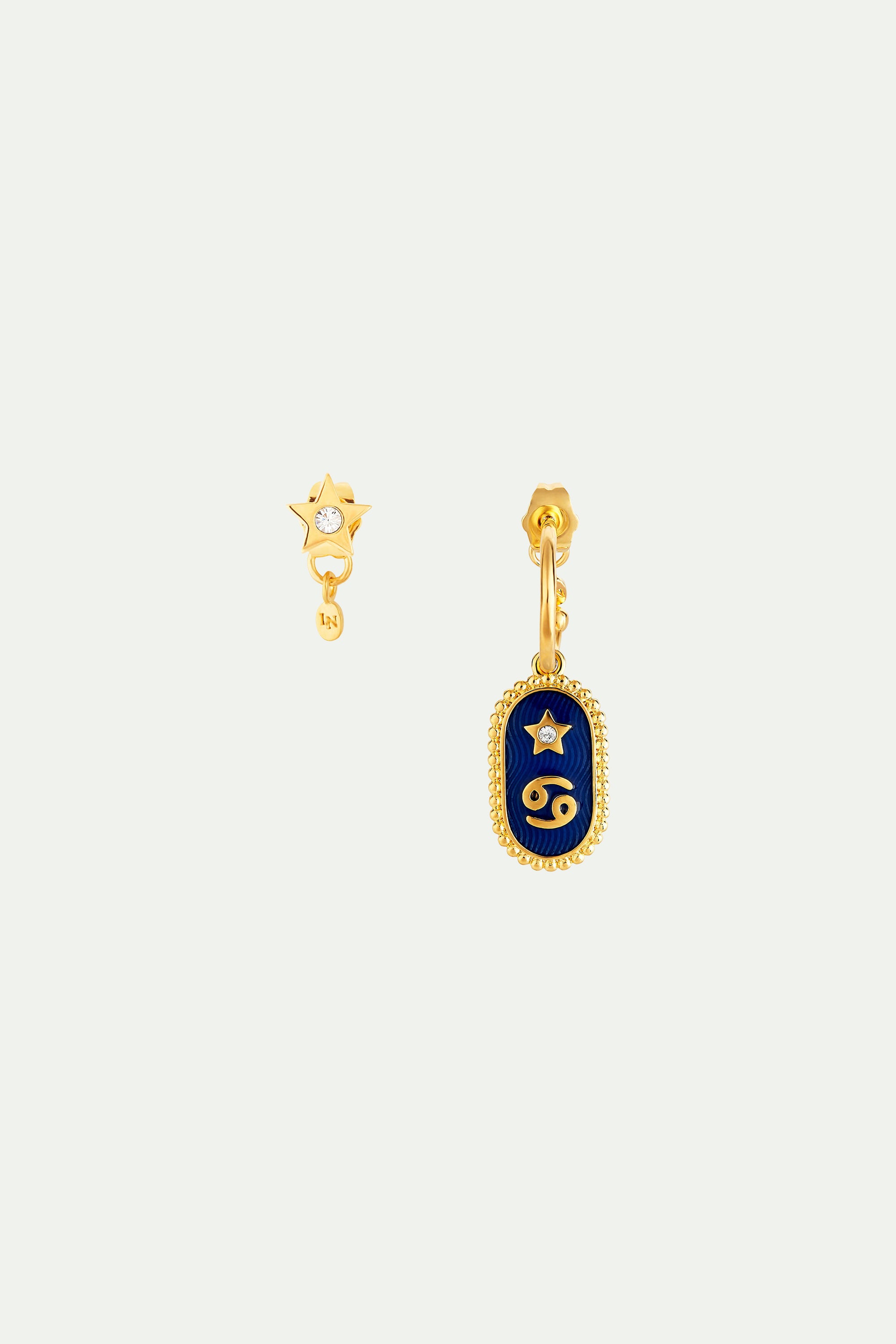 Cancer Zodiac Sign Stud Earrings