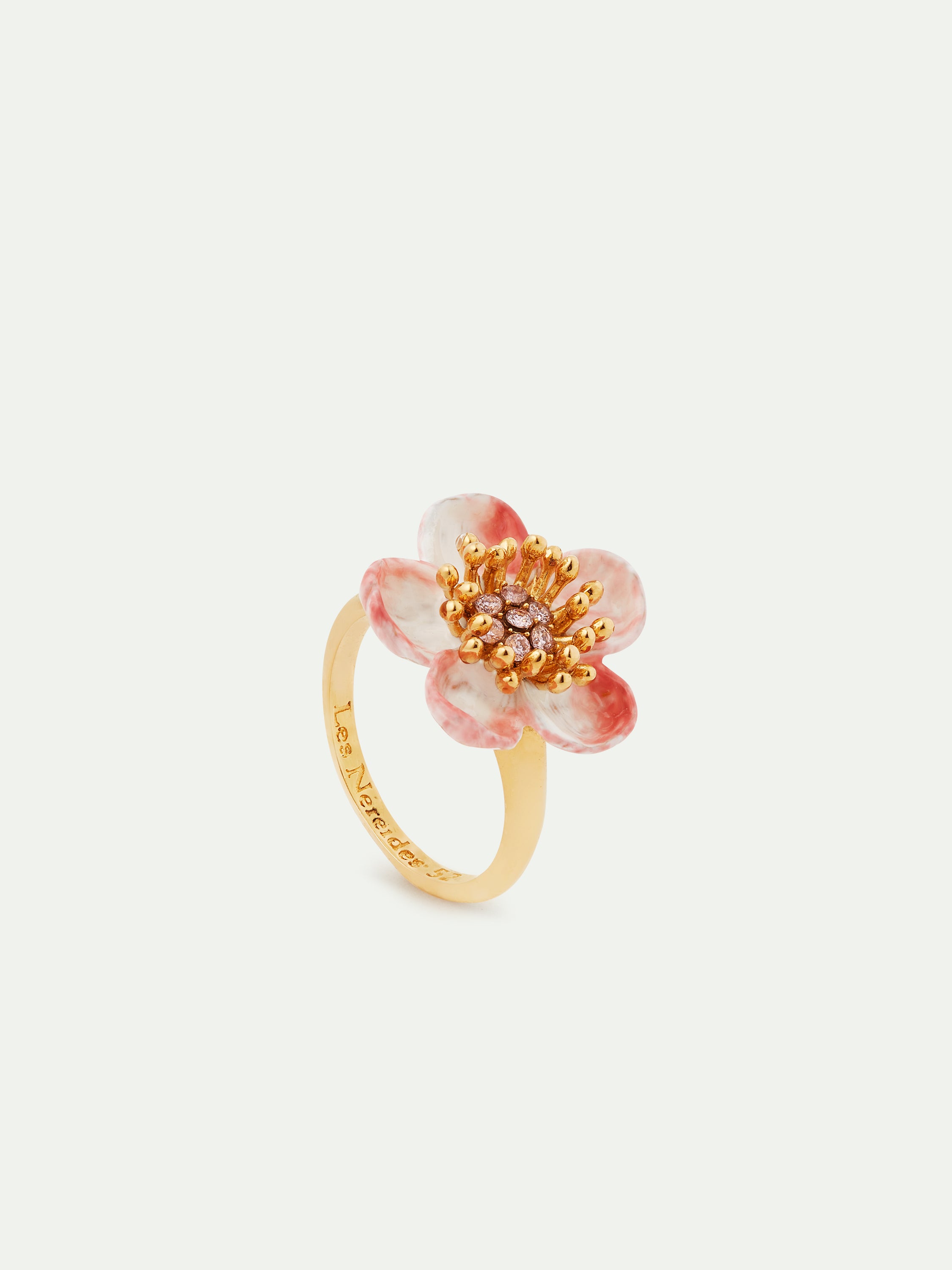 Apple blossom cocktail ring