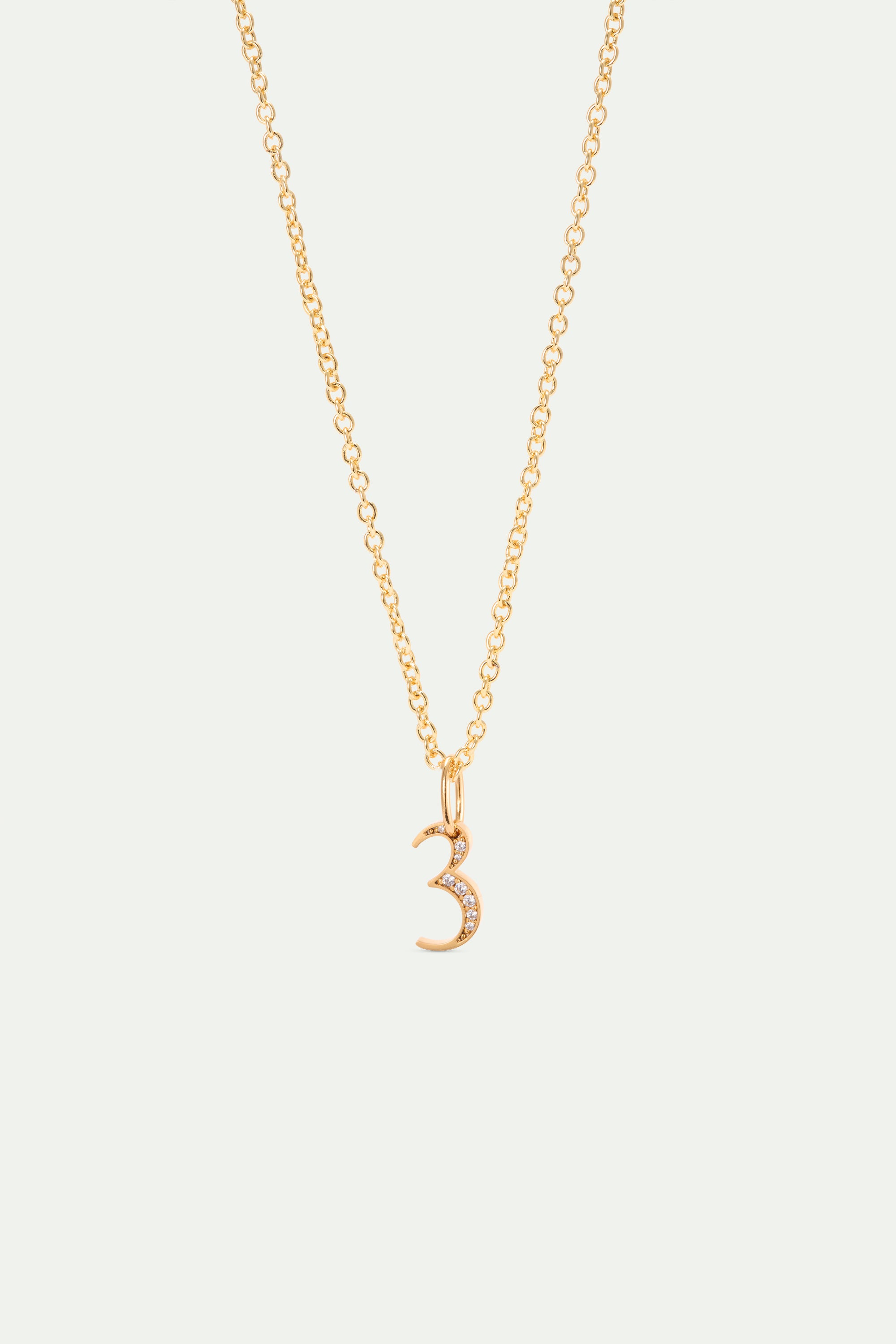 Number 3 pendant, creativity and generosity
