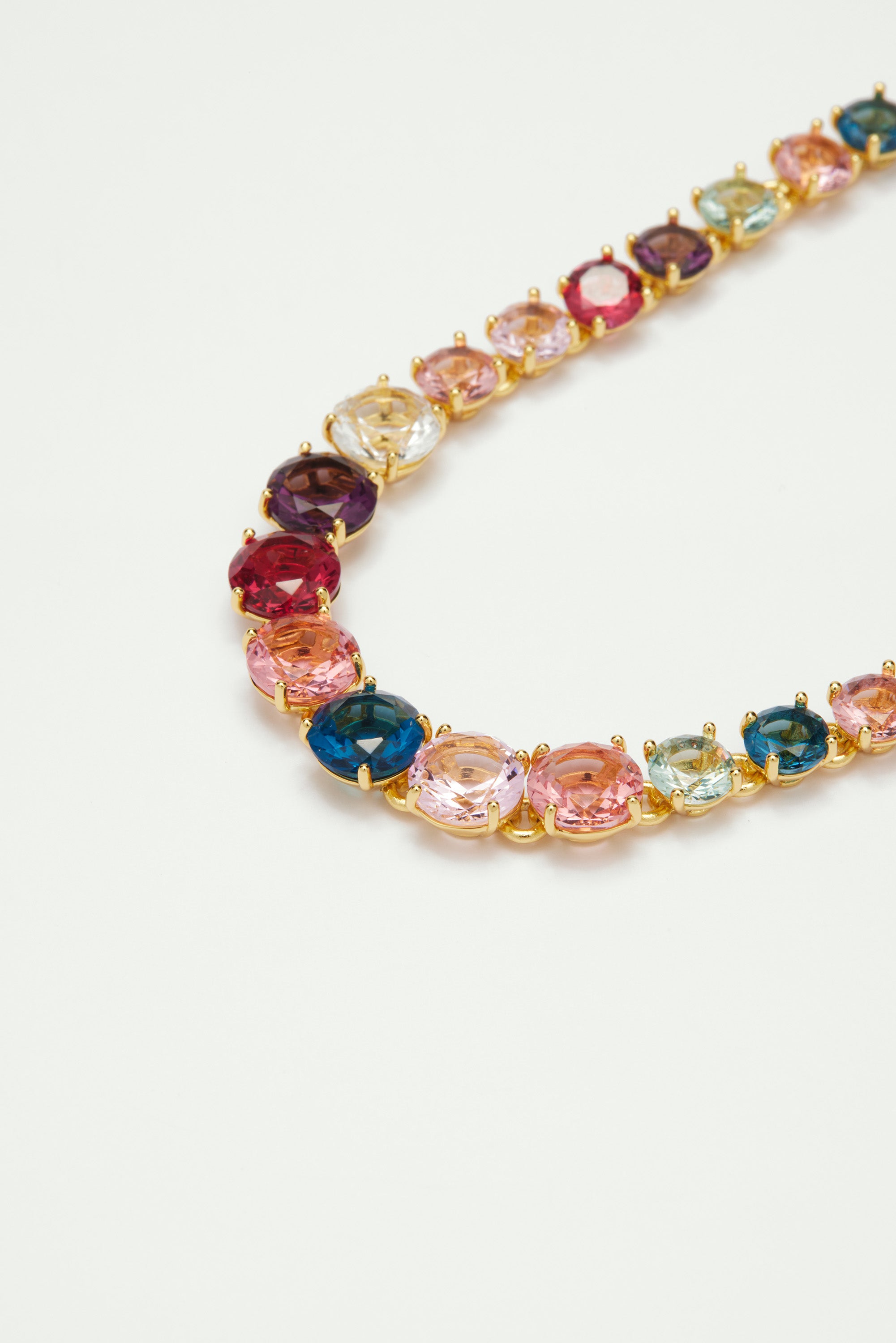 One row luxurious La Diamantine Multicoloured thin bracelet