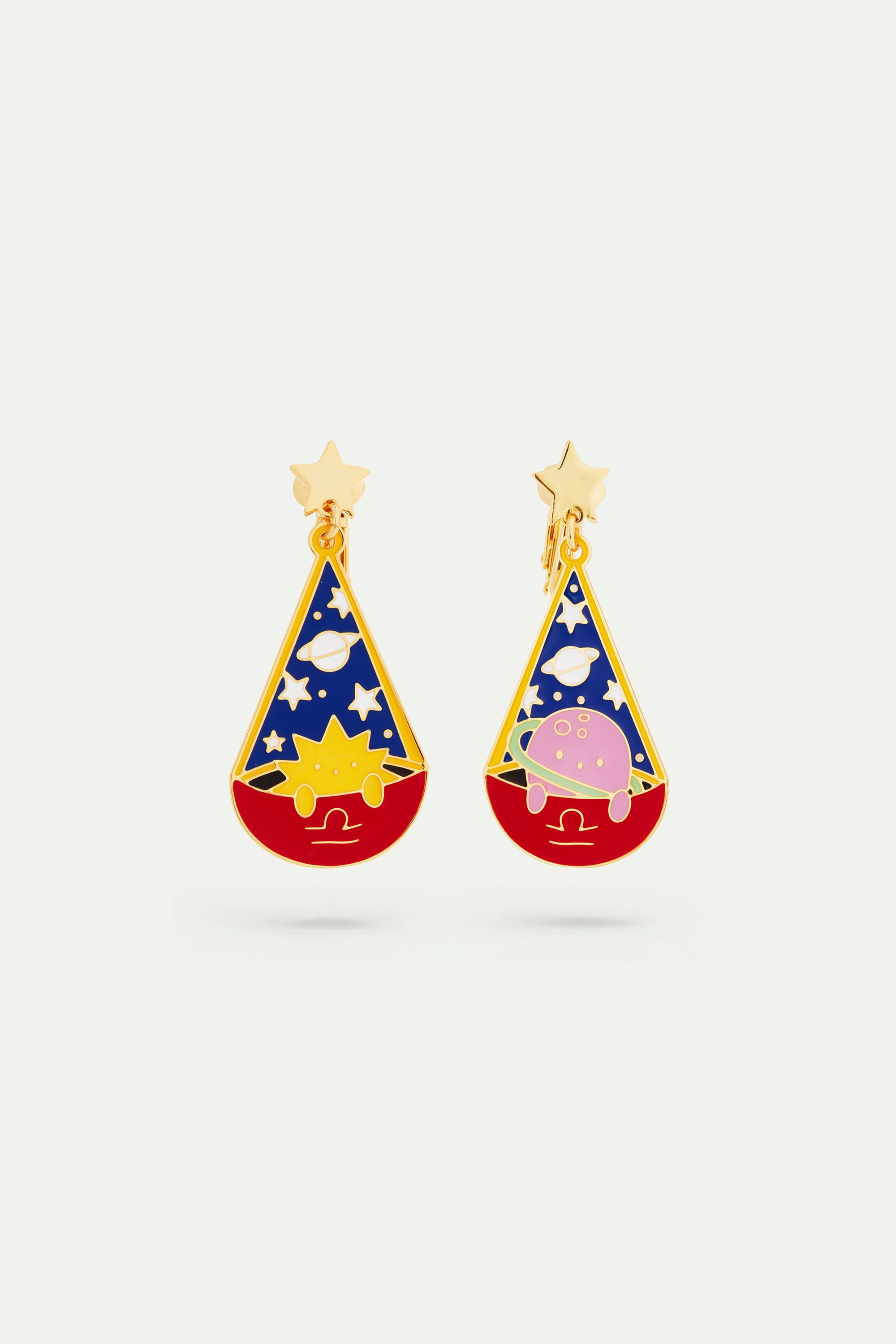 Libra astrological sign earrings