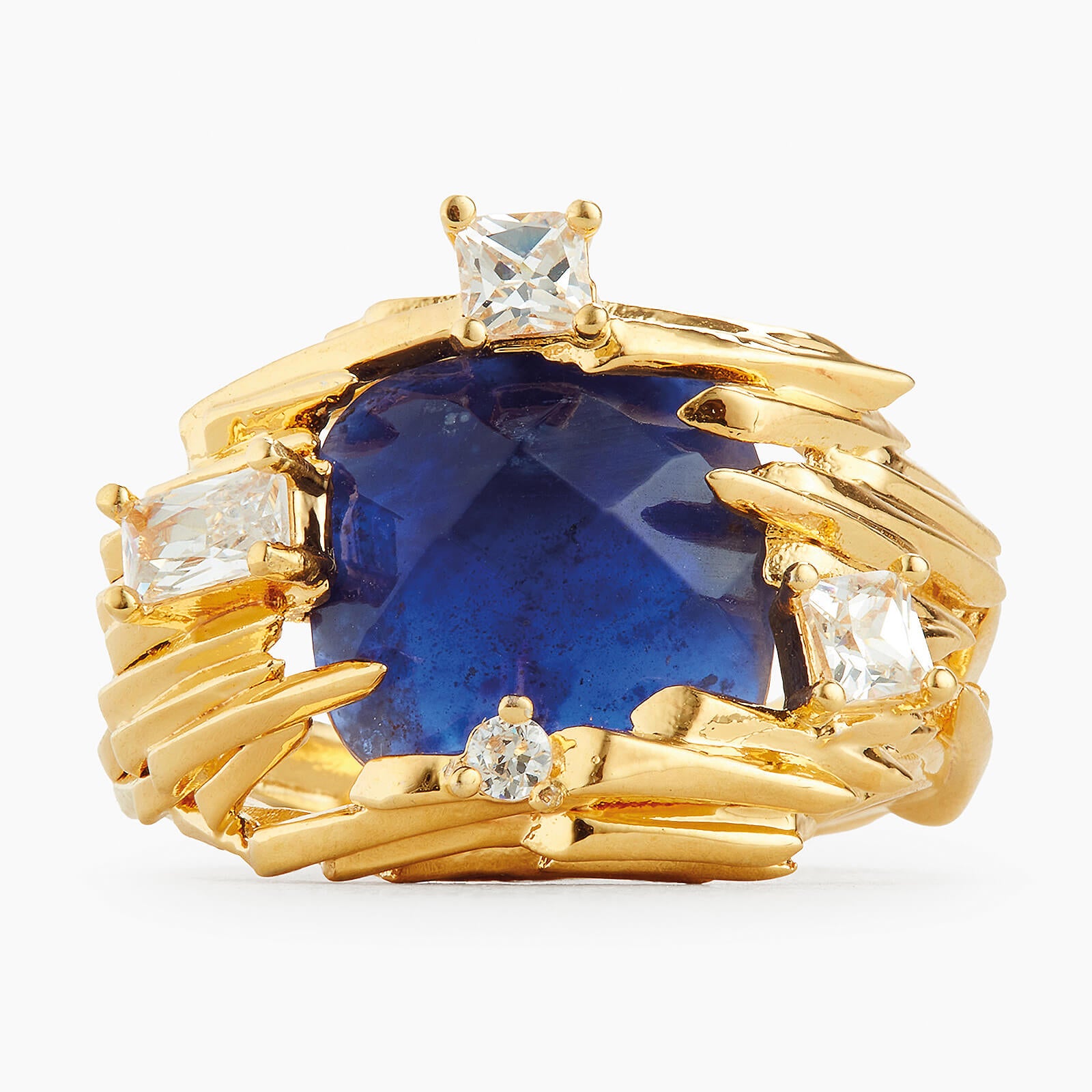 Sodalite cocktail ring