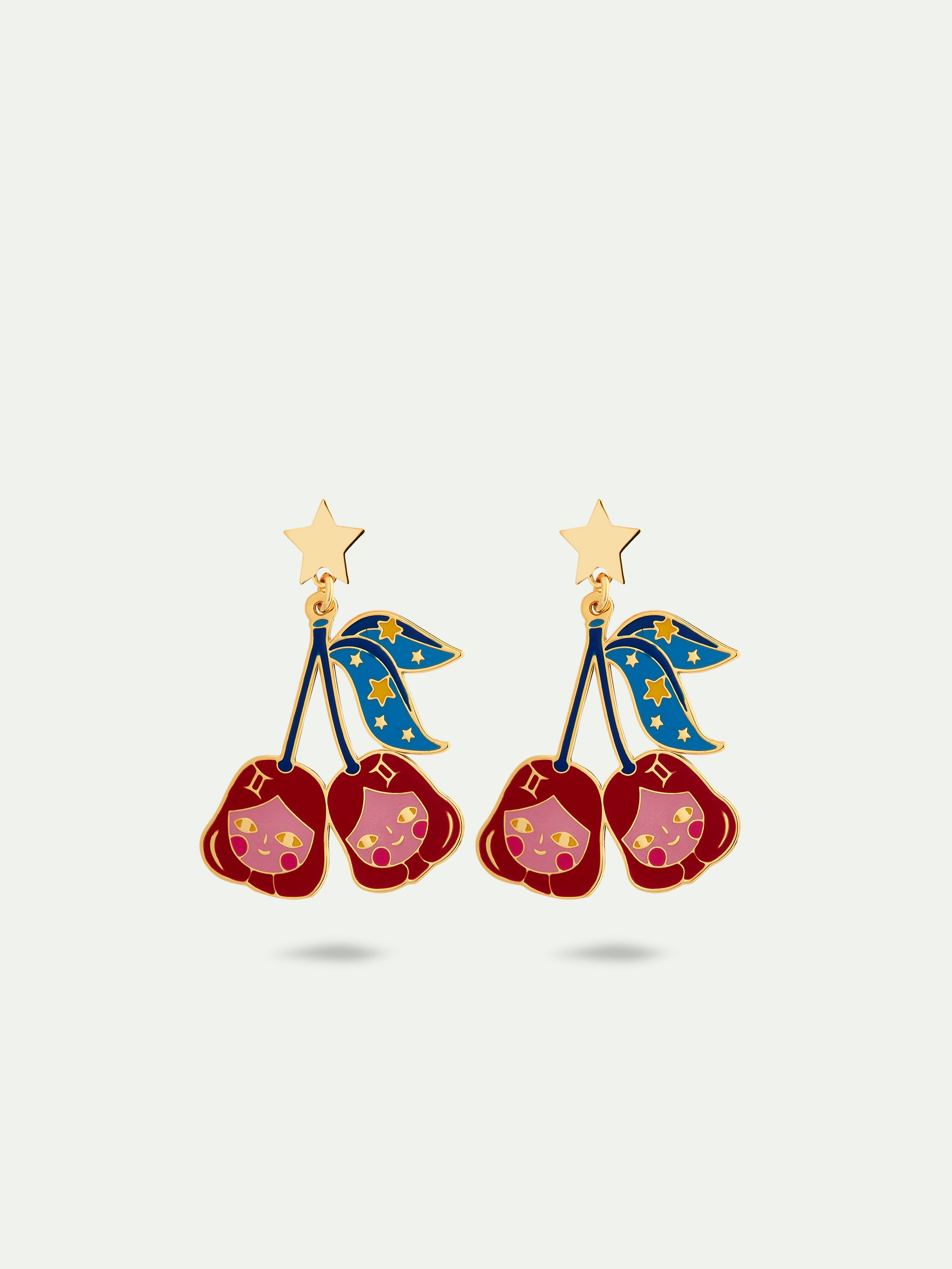 Gemini astrological sign earrings