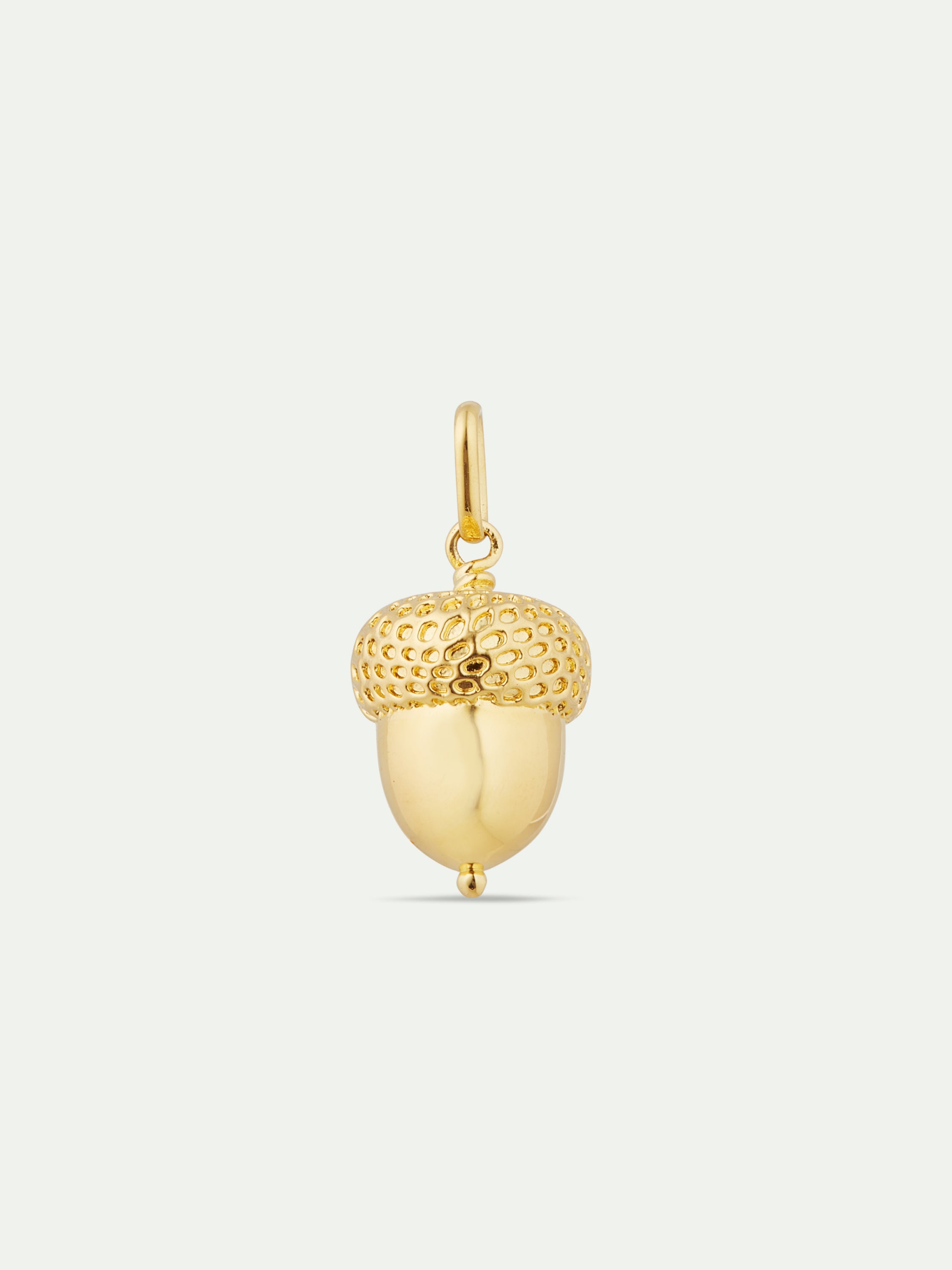 Golden hazelnut pendant