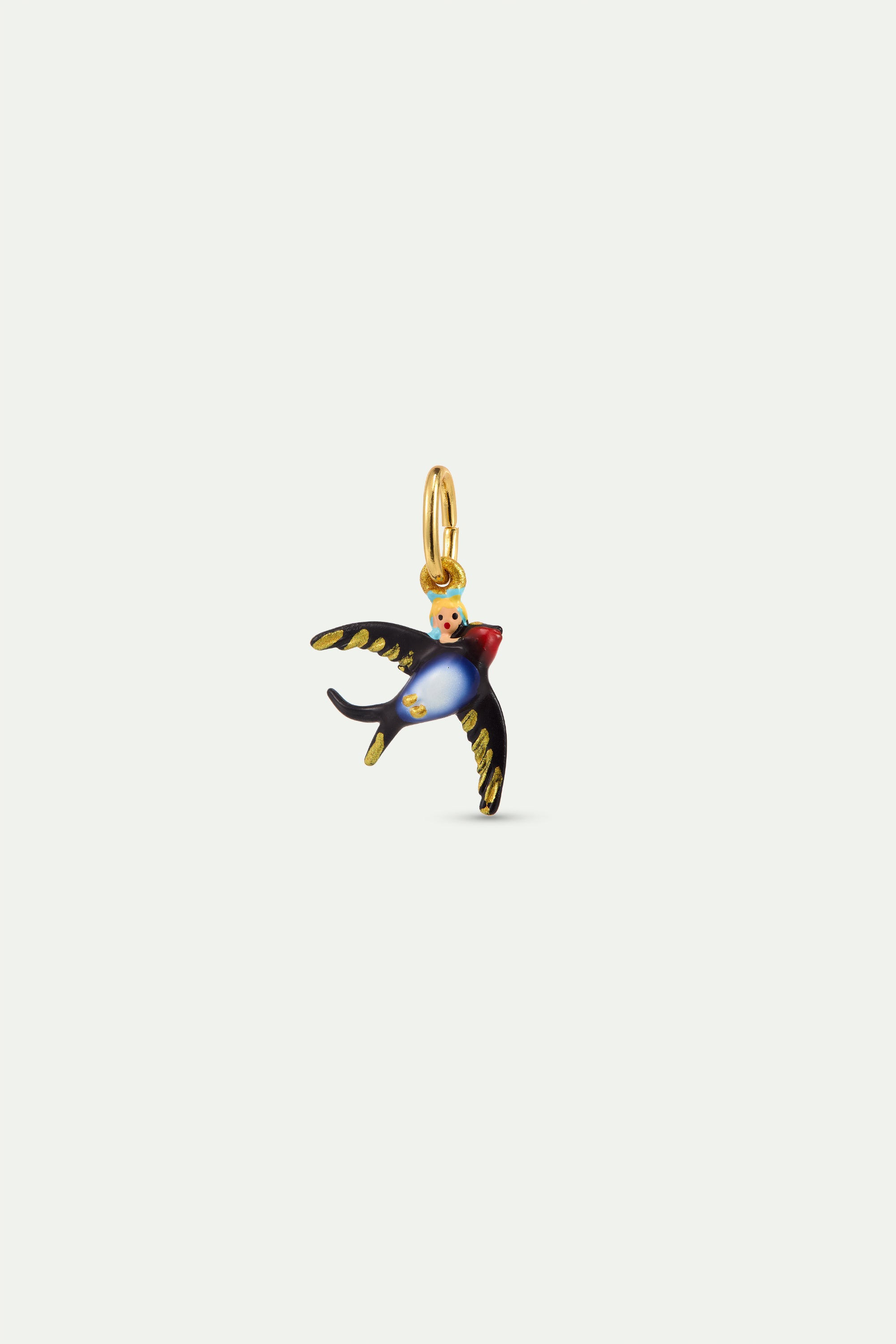 Pendentif Alice et hirondelle